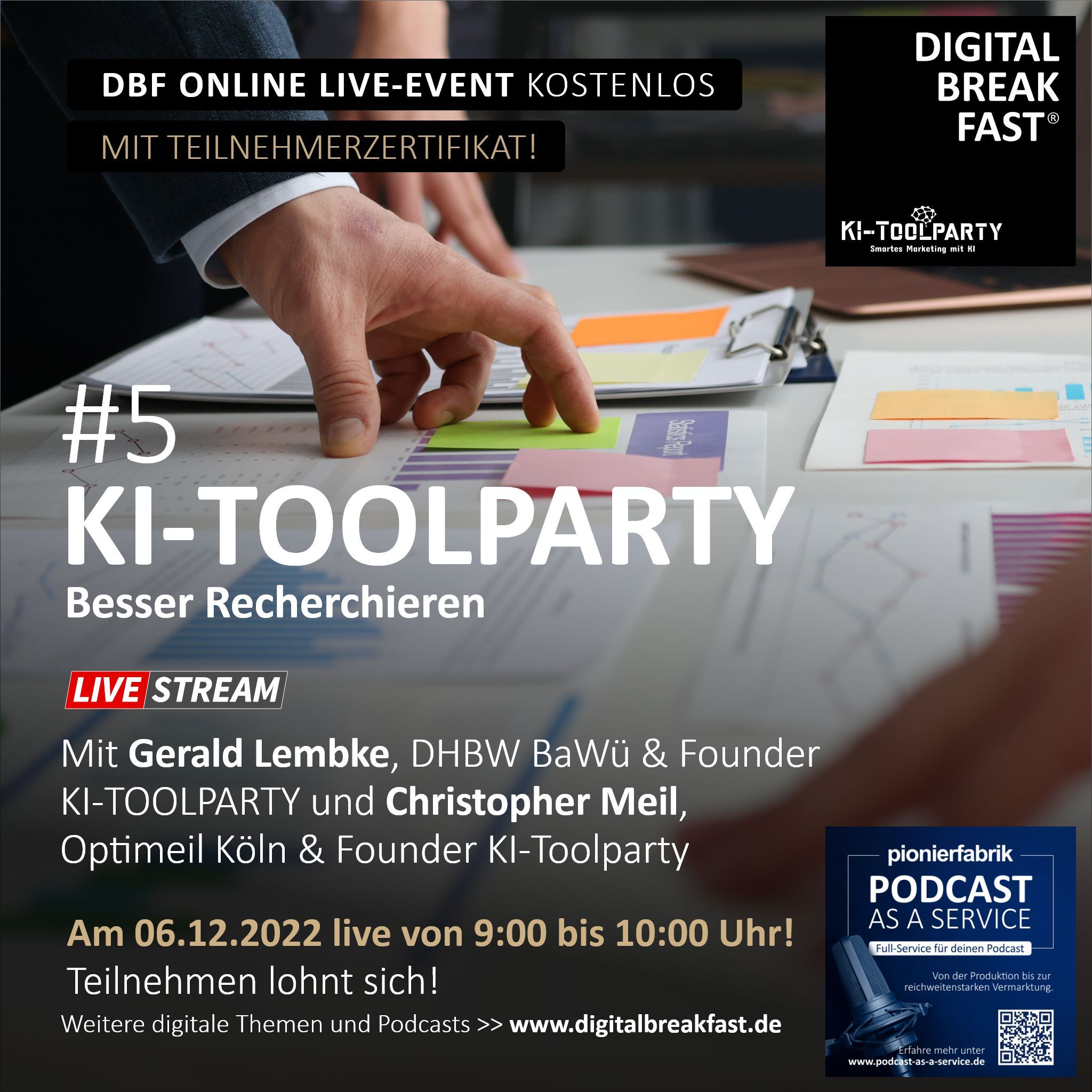 EP 120 I KI Toolparty #5 | "Besser Recherchieren mit KI"
