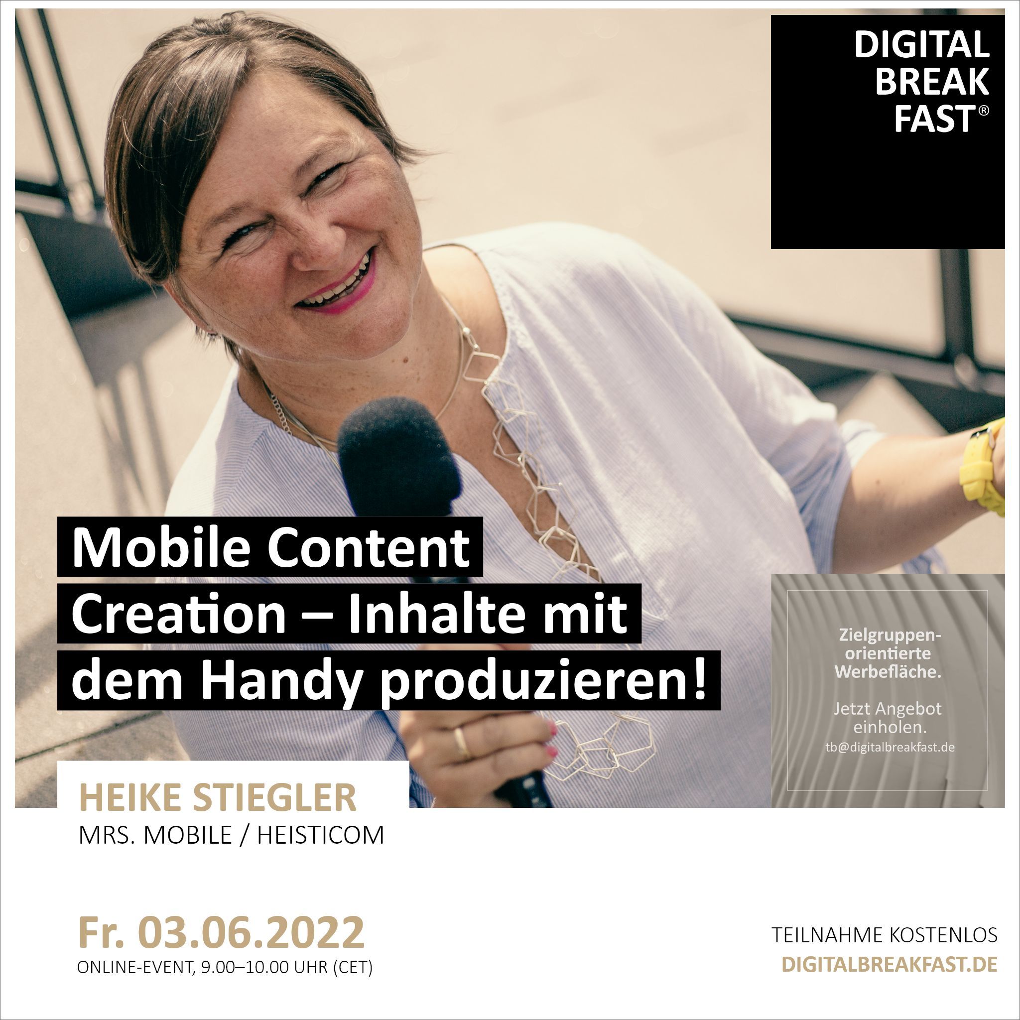 EP 84 | 03.06.2022 I Mobile Content Creation - Inhalte mit dem Handy produzieren!