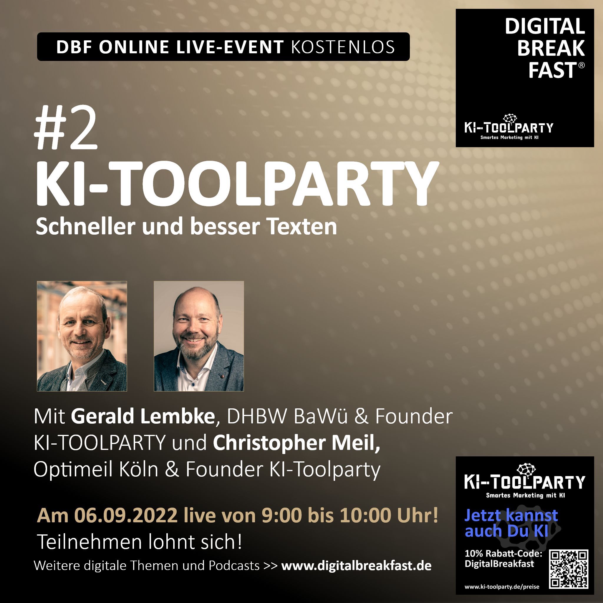 EP 101 I #2 KI-TOOLPARTY - Schneller und besser texten