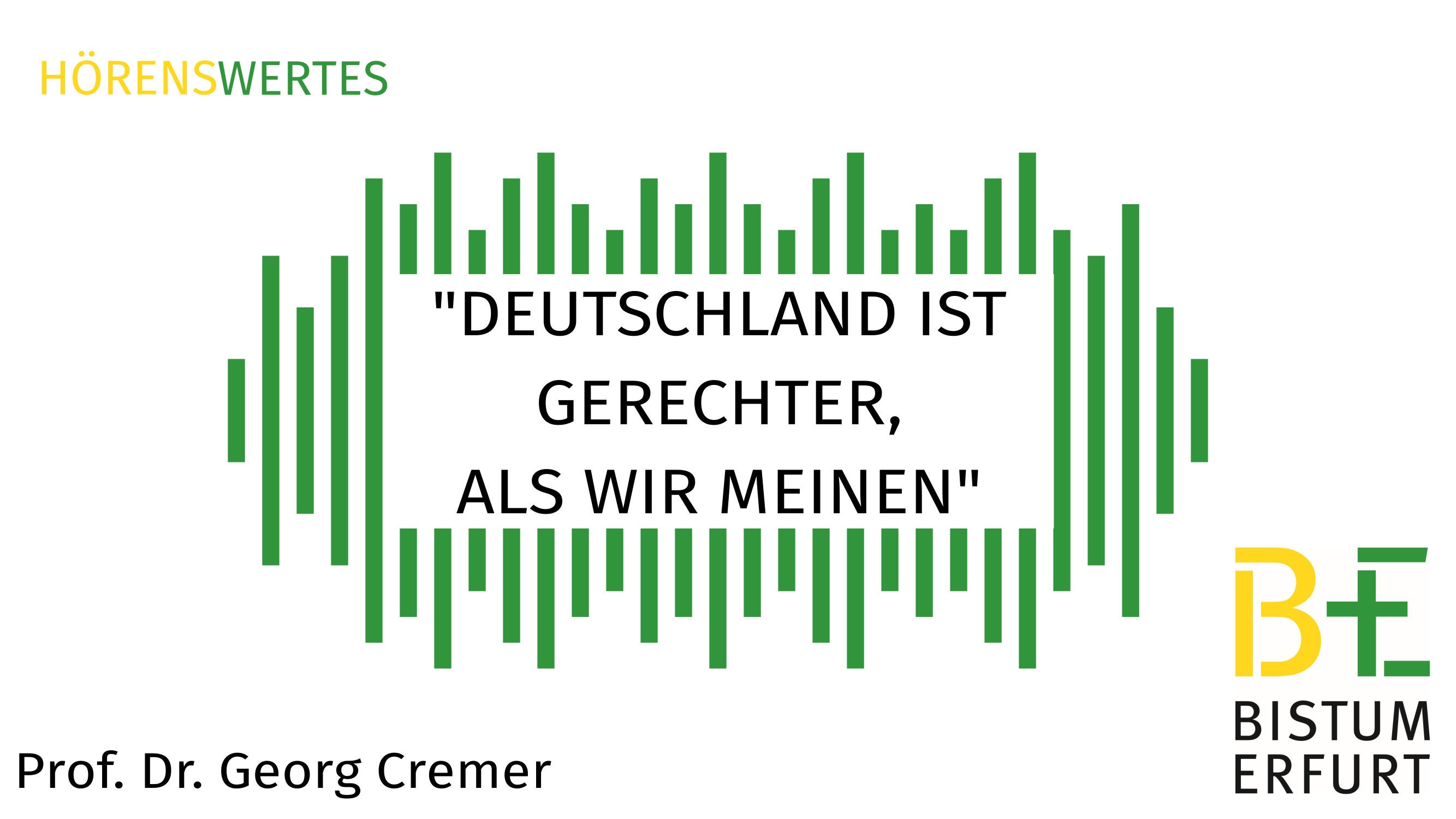 Deutschland ist gerechter, als wir meinen