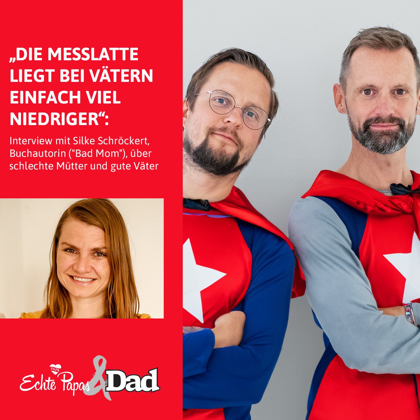 „Die Messlatte liegt bei Vätern einfach viel niedriger“: Interview mit Buchautorin Silke Schröckert ("Bad Mom")