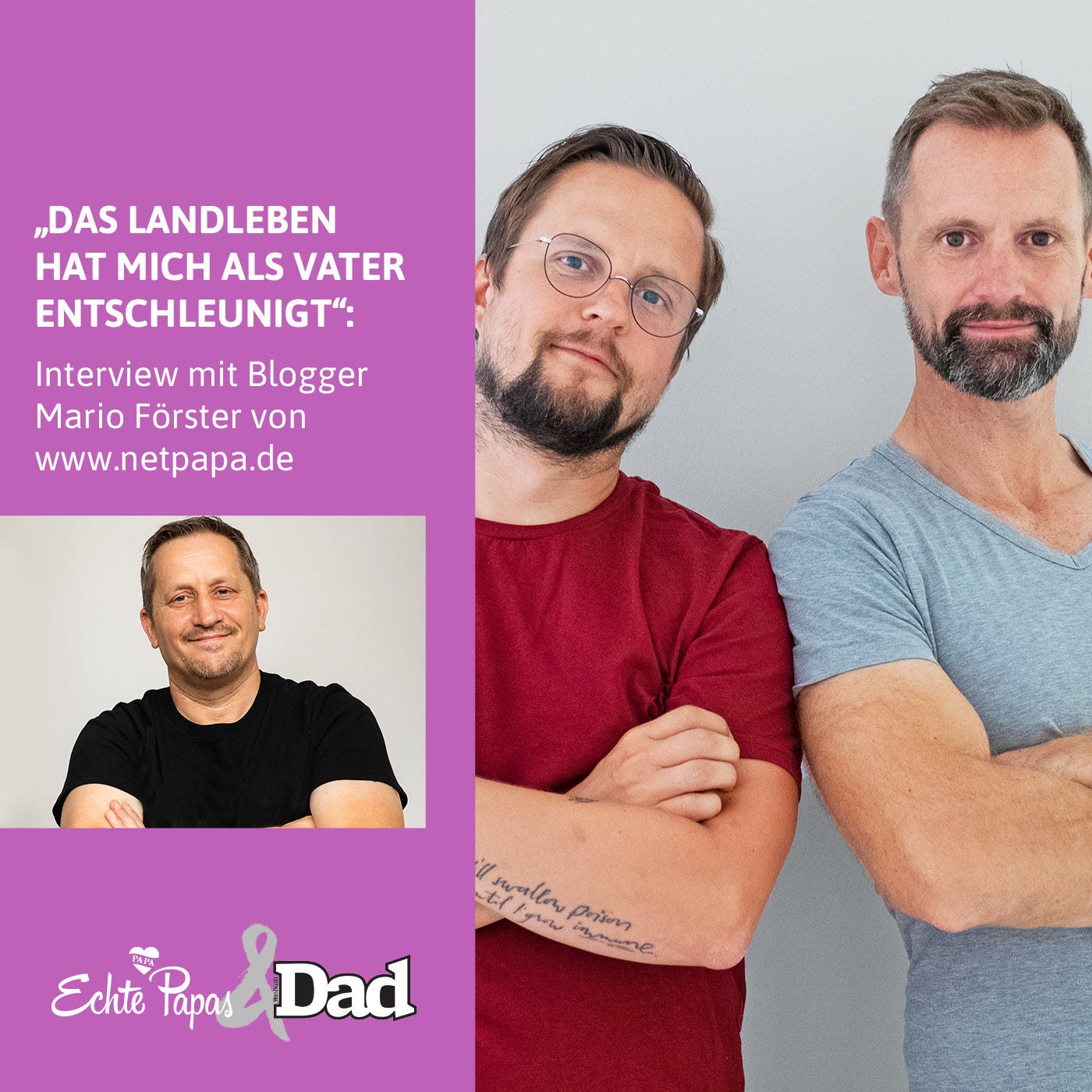 „Das Landleben hat mich als Vater entschleunigt“: Interview mit Blogger Mario Förster von www.netpapa.de