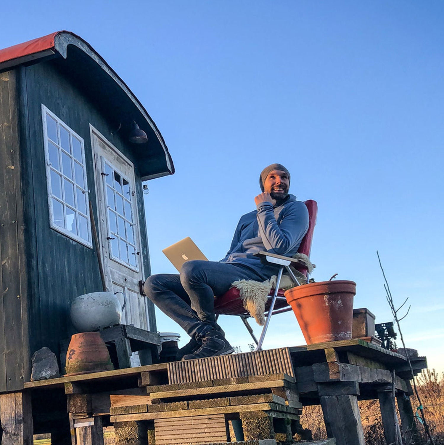 Outdoor Office – 9 schwedische Ideen für das Draußenarbeiten
