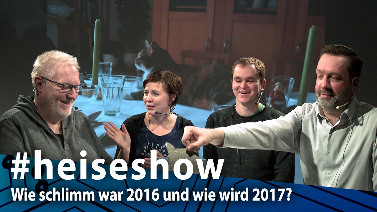 #heiseshow: Wie schlimm war 2016 und wie wird 2017?