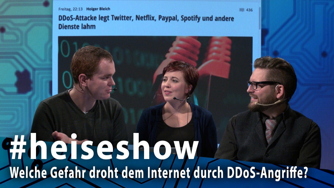 #heiseshow: Welche Gefahr droht dem Internet durch DDoS-Angriffe?