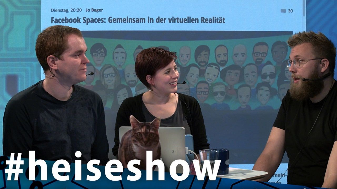 #heiseshow: Facebook – mit VR, AR und KI zum Volks-Internet?