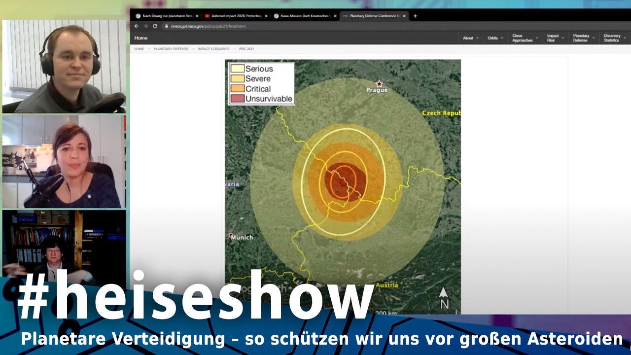 Planetare Verteidigung – so schützen wir uns vor großen Asteroiden | #heiseshow
