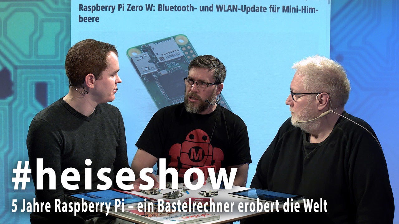 #heiseshow,: 5 Jahre Raspberry Pi – ein Bastelrechner erobert die Welt