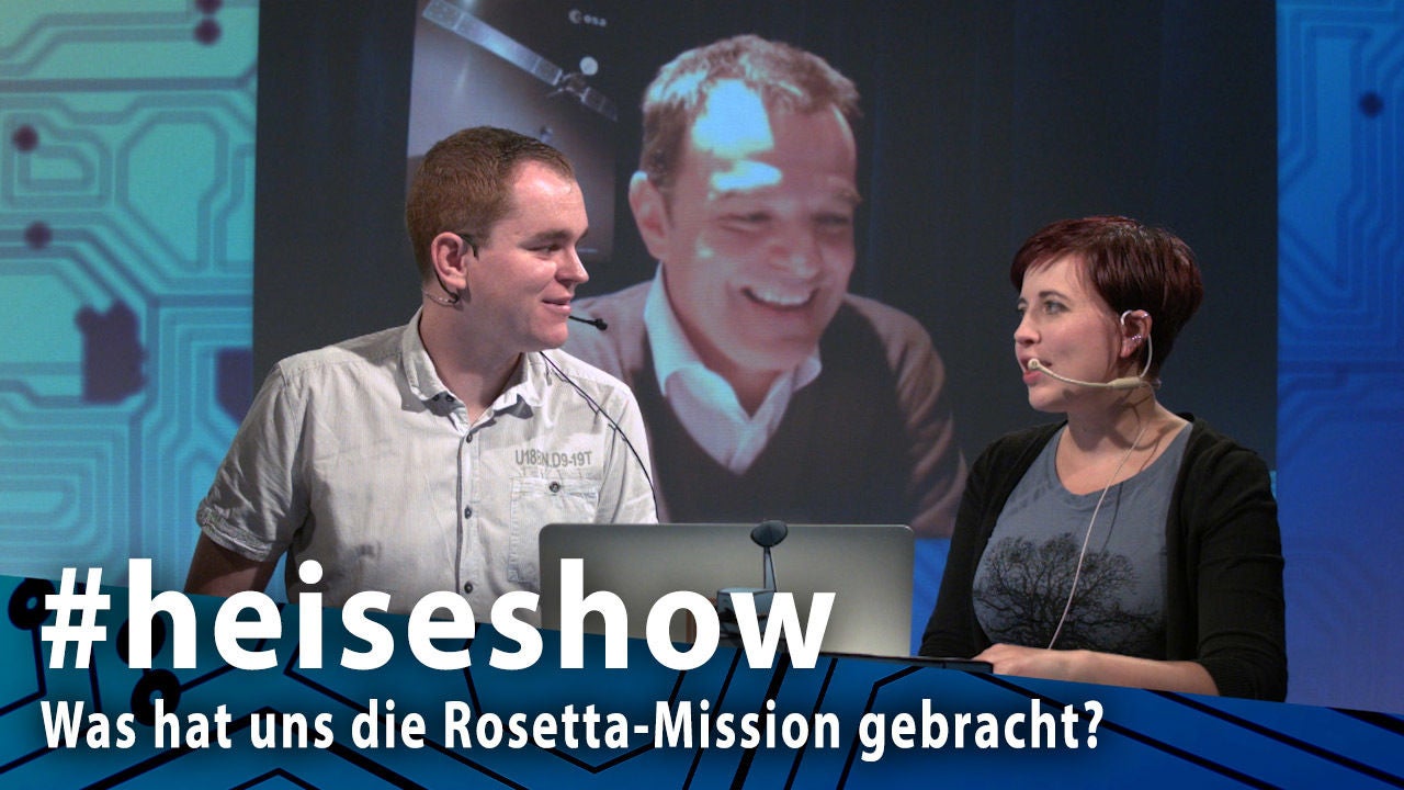 #heiseshow: Was hat uns die Rosetta-Mission gebracht?