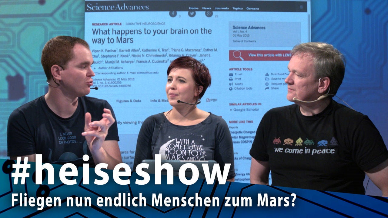 #heiseshow: SpaceX, NASA, Boeing & Co. – wann fliegen Menschen zum Mars?