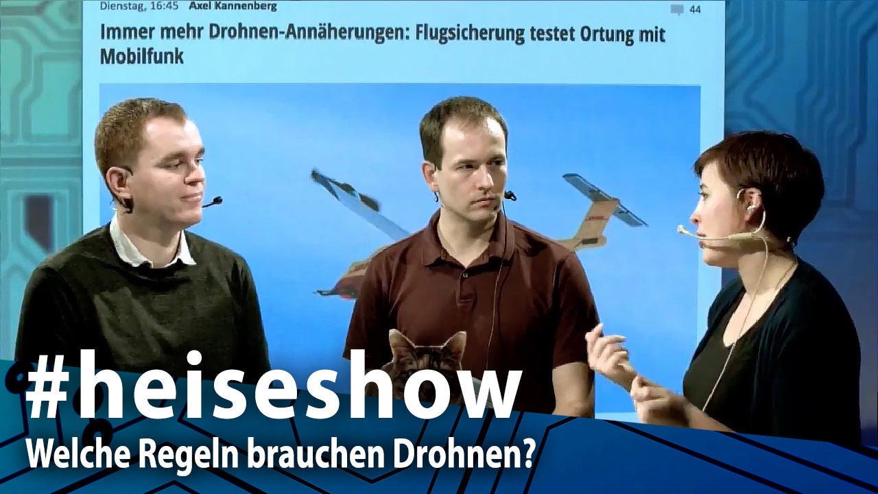 #heiseshow: Welche Regeln brauchen Drohnen?