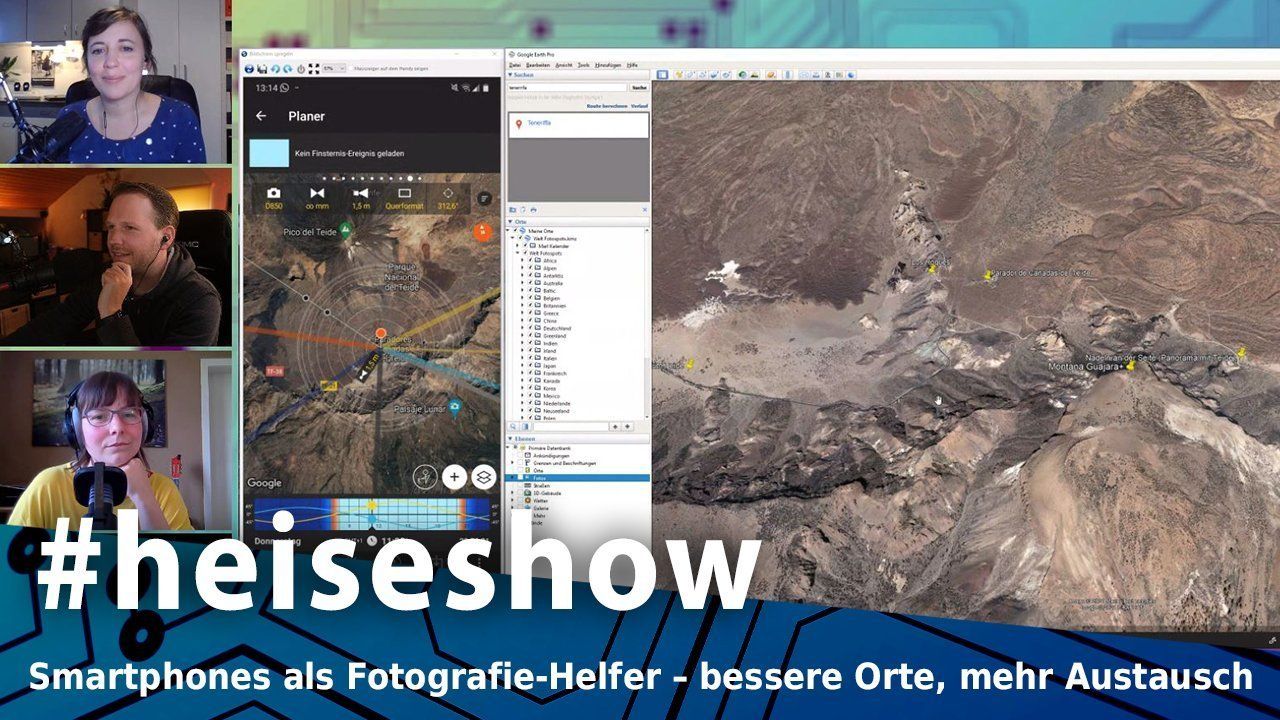 Smartphones als Fotografie-Helfer – bessere Orte, mehr Austausch | #heiseshow