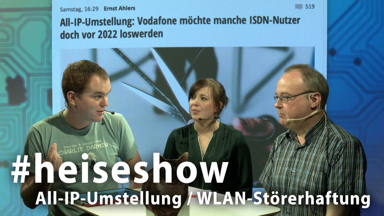 #heiseshow: All-IP-Umstellung / WLAN-Störerhaftung