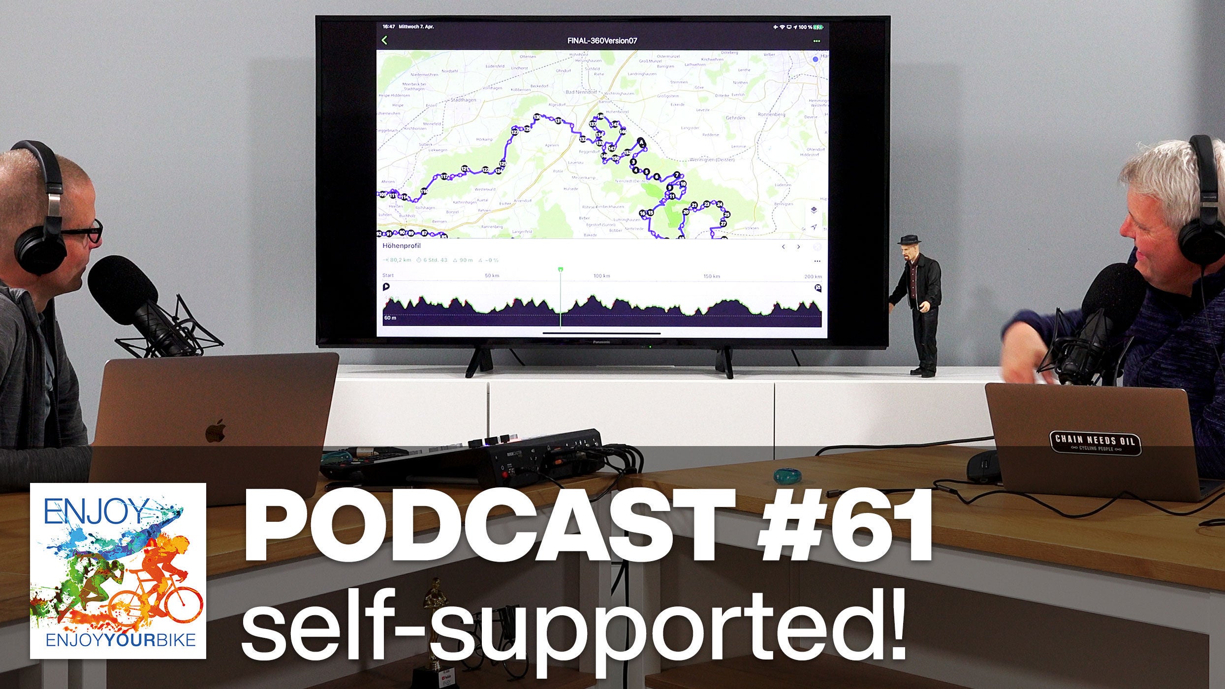 61: self-supported! Orbit360 Deister Delta, KOMument, Everesting + 2 Interviews!