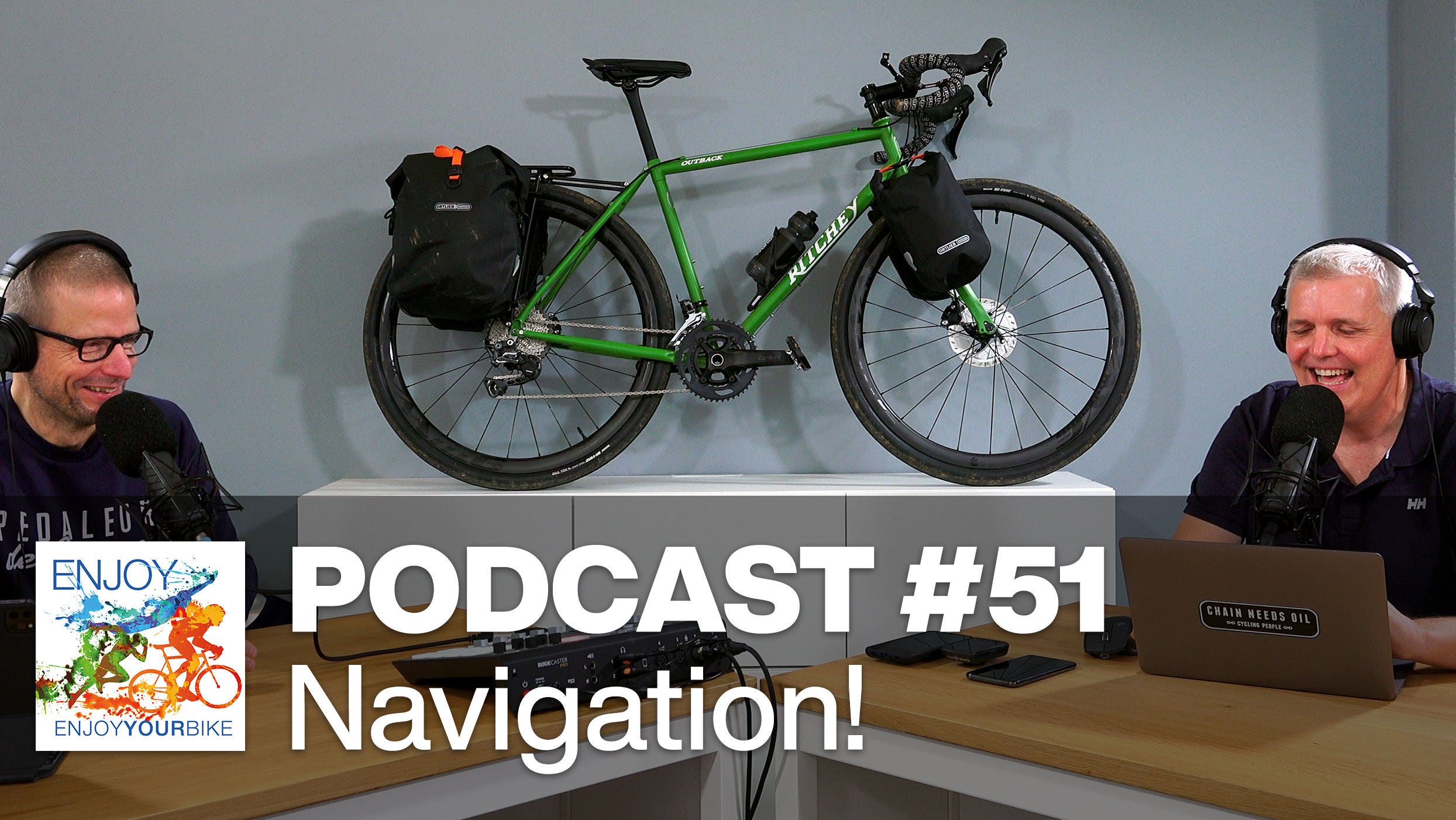 51: Navigation! …mit dem Fahrrad: Fahrradcomputer, Smartphone, Komoot…