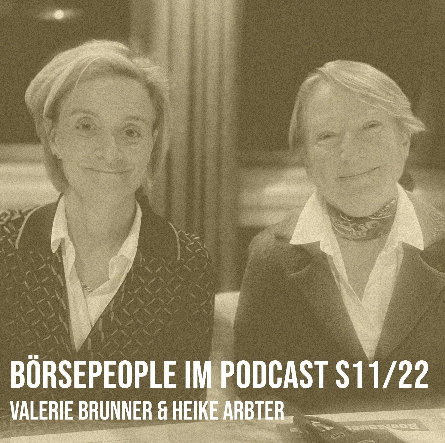 Börsepeople im Podcast S11/22: Valerie Brunner & Heike Arbter