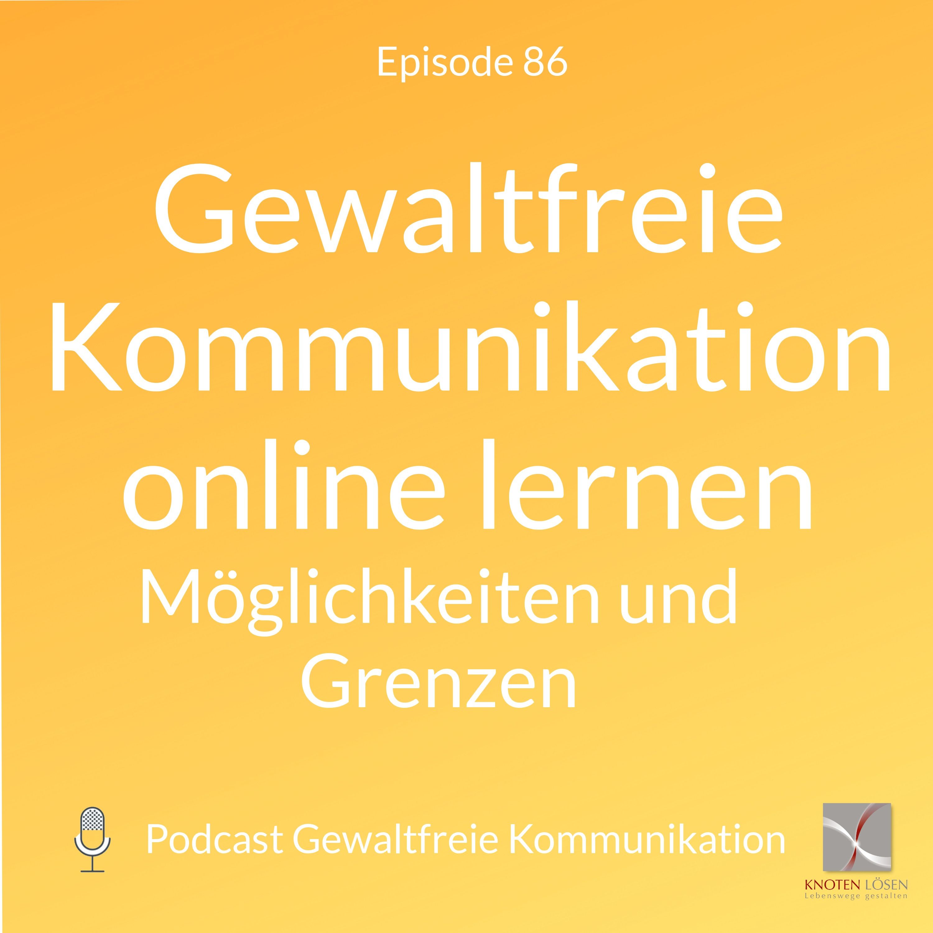 Gewaltfreie Kommunikation online lernen - Möglichkeiten und Grenzen