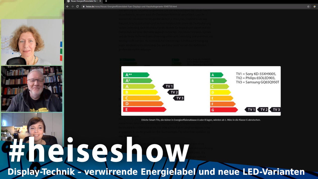 Display-Technik – verwirrende Energielabel und neue LED-Varianten