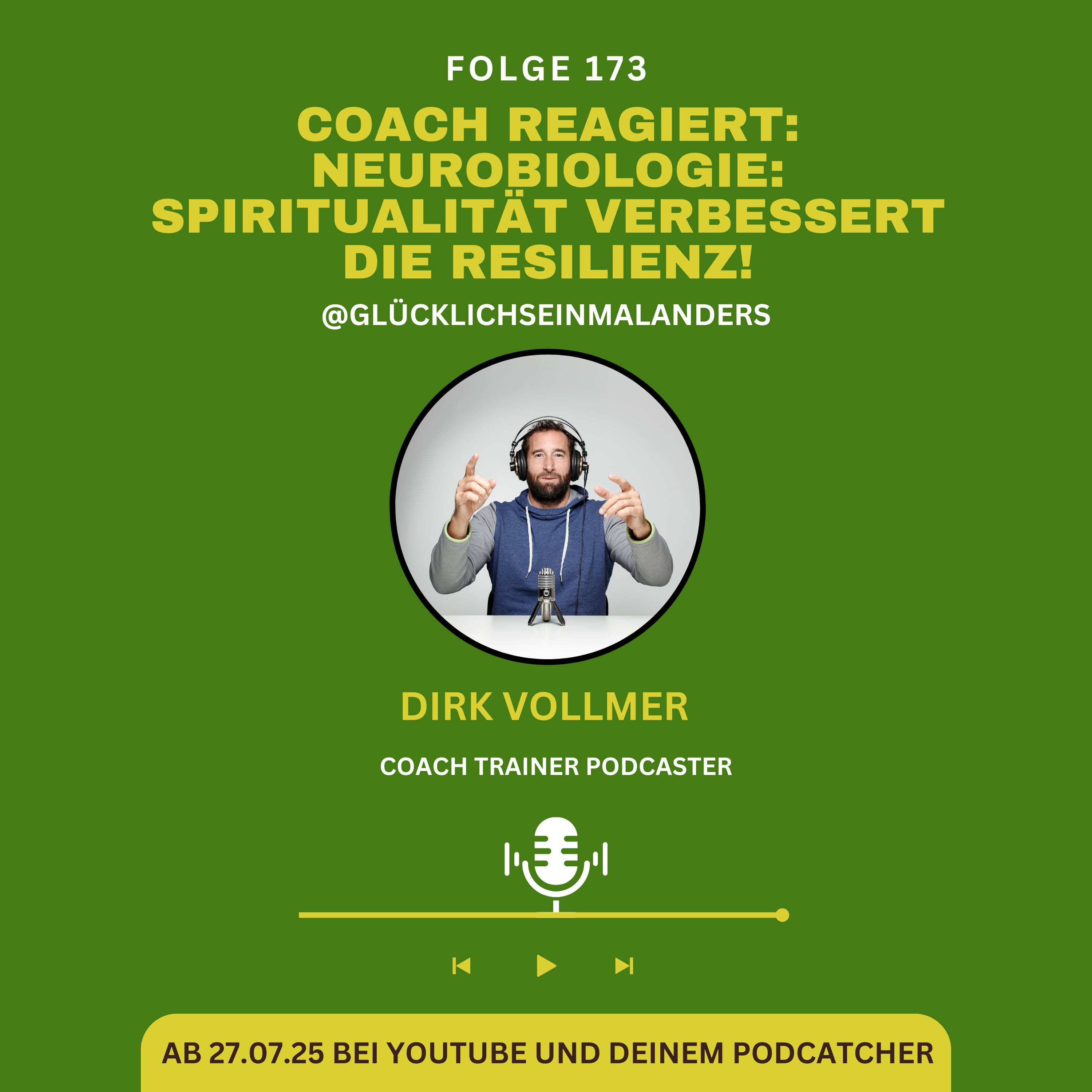 Ich reagiere: Neurobiologie: Spiritualität verbessert die Resilienz!
