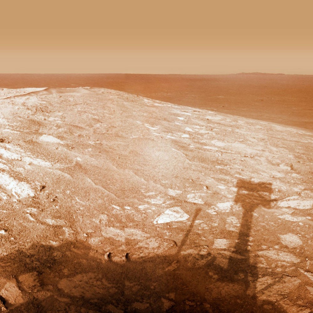 Geologen auf dem Mars