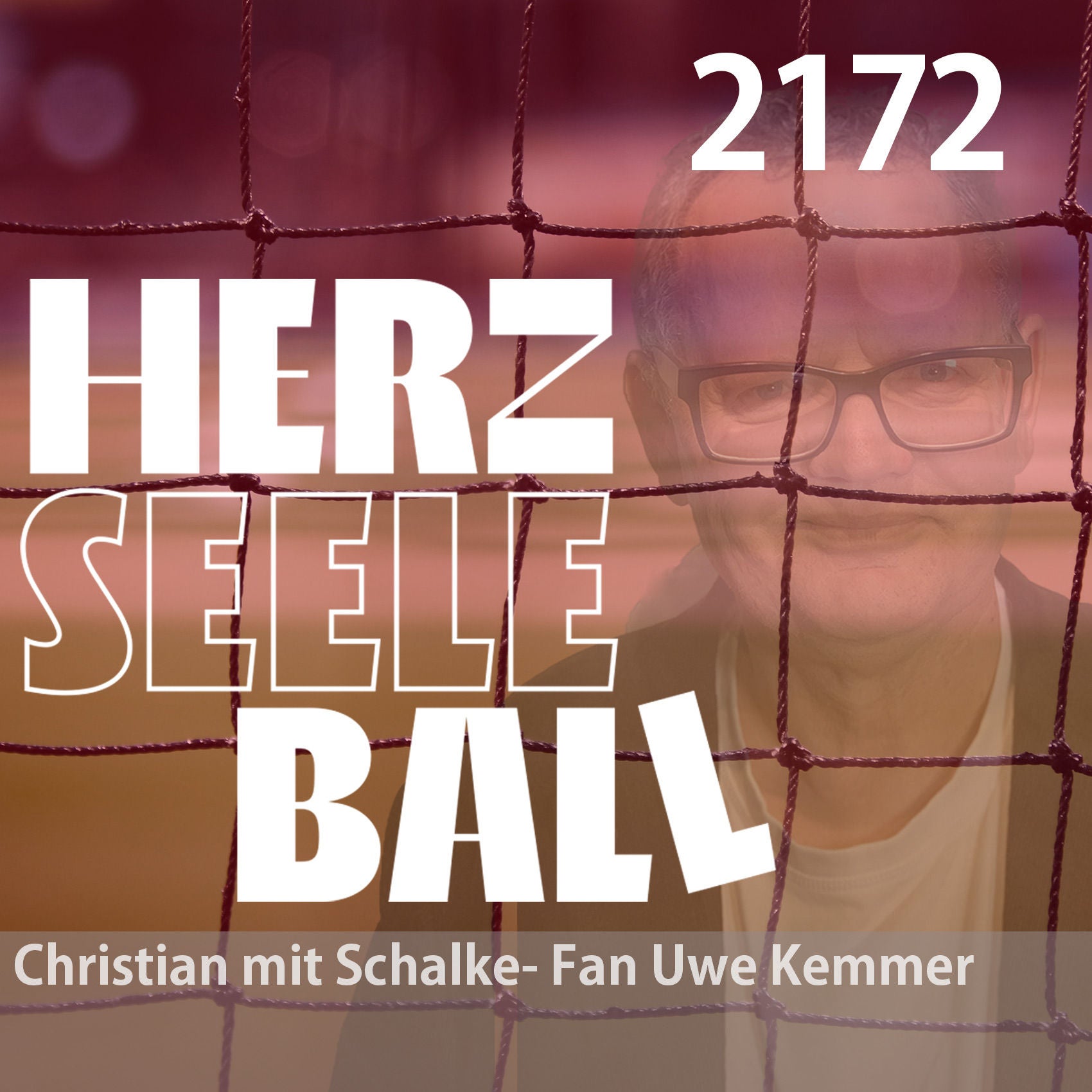 Christian mit Schalke- Fan Uwe Kemmer