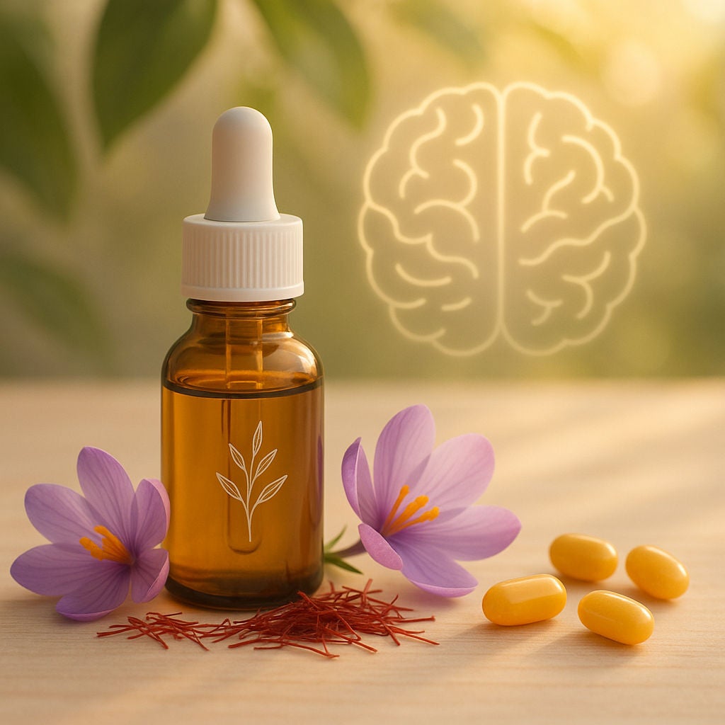 Die natürliche Balance für dein Nervensystem⎜Safran Drops mit Vitamin B12, B6 und B5