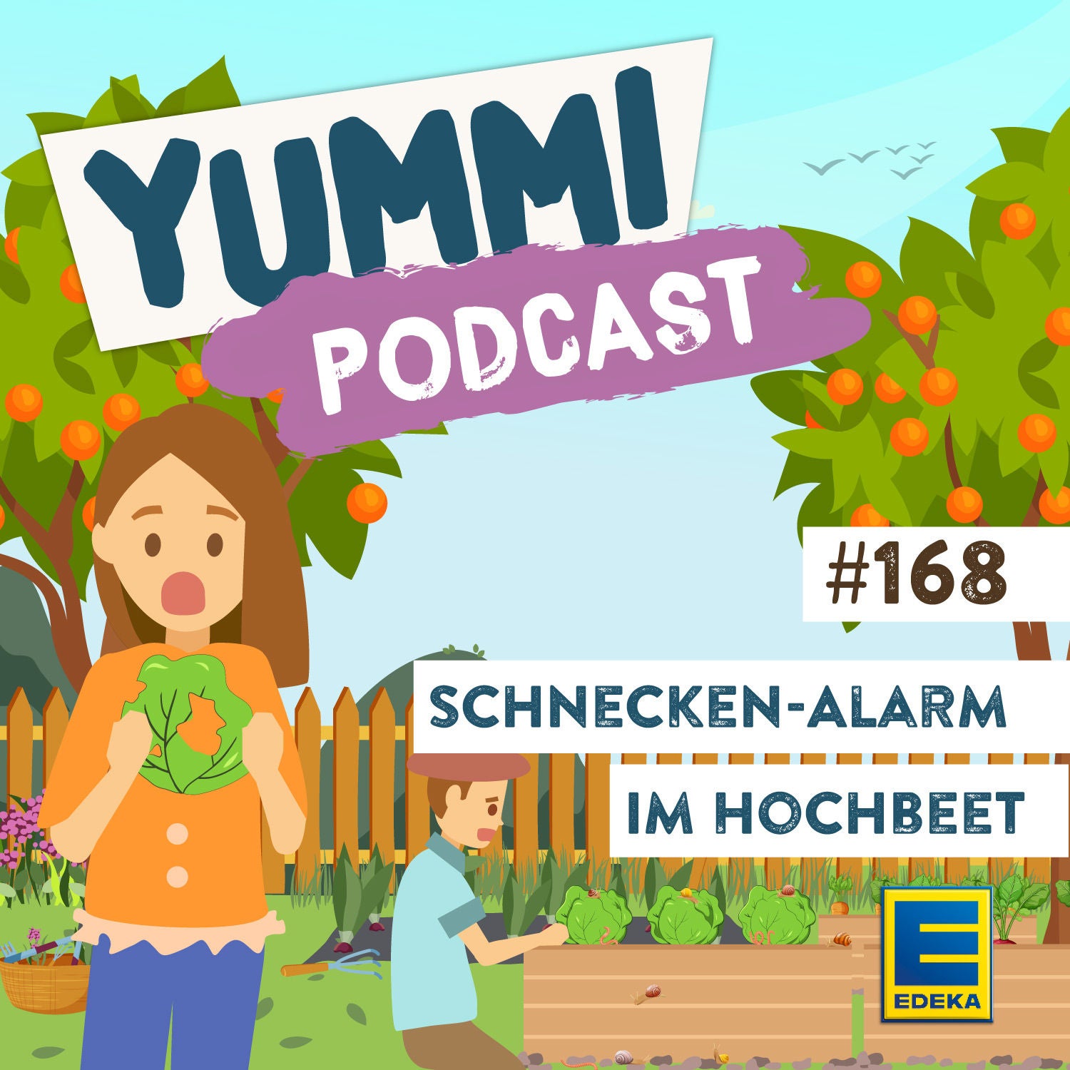 Schnecken-Alarm im Hochbeet