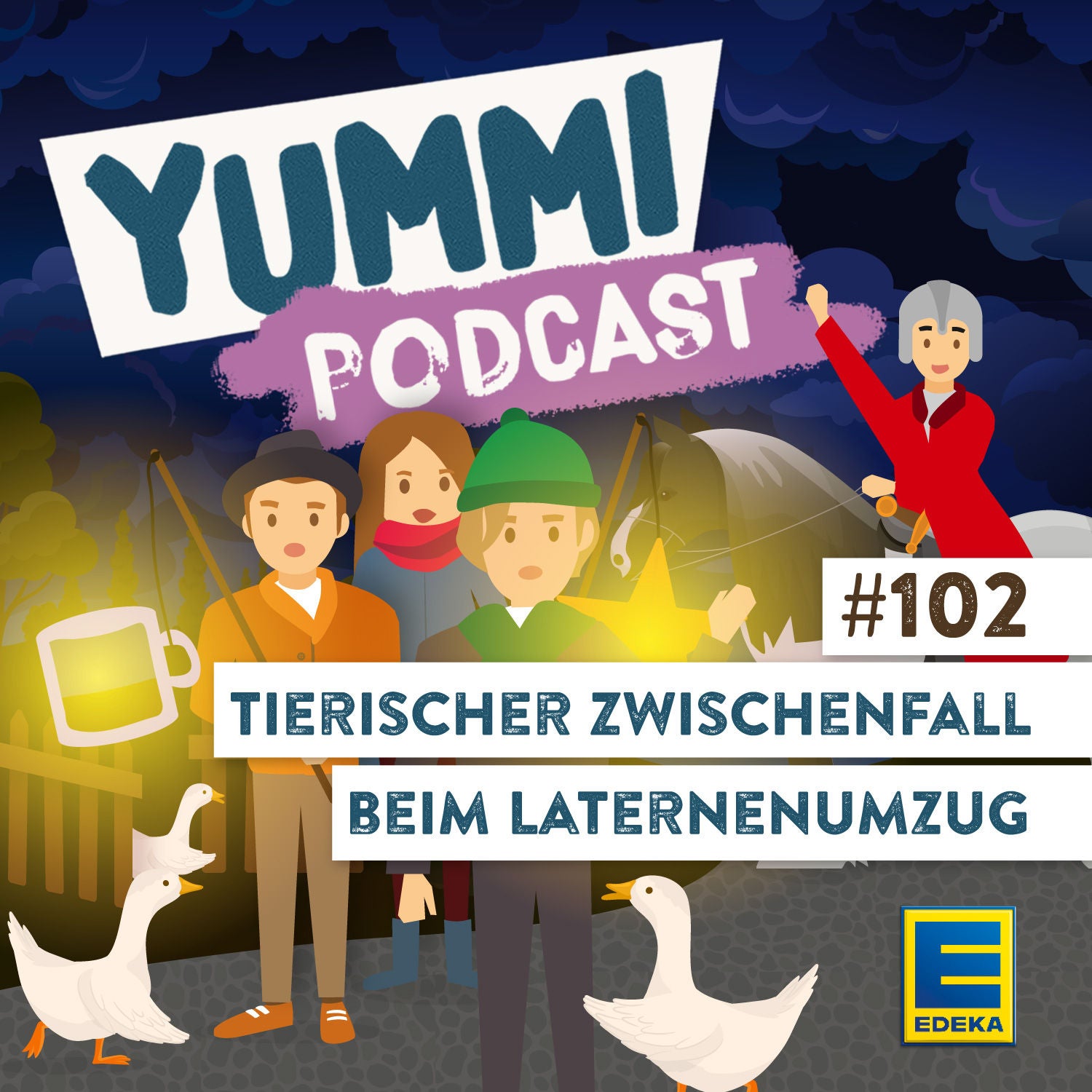 Tierischer Zwischenfall beim Laternenumzug