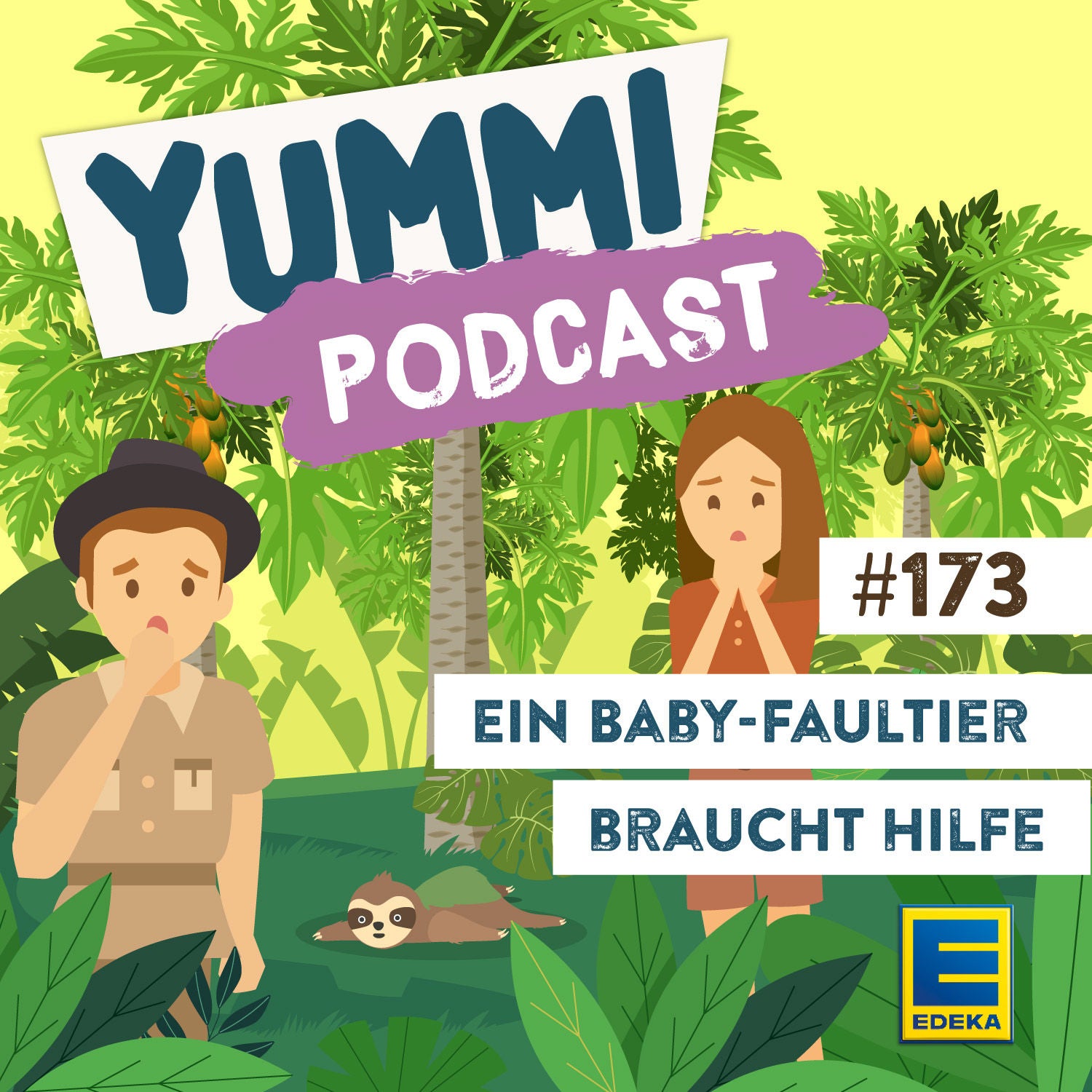 Ein Baby-Faultier braucht Hilfe