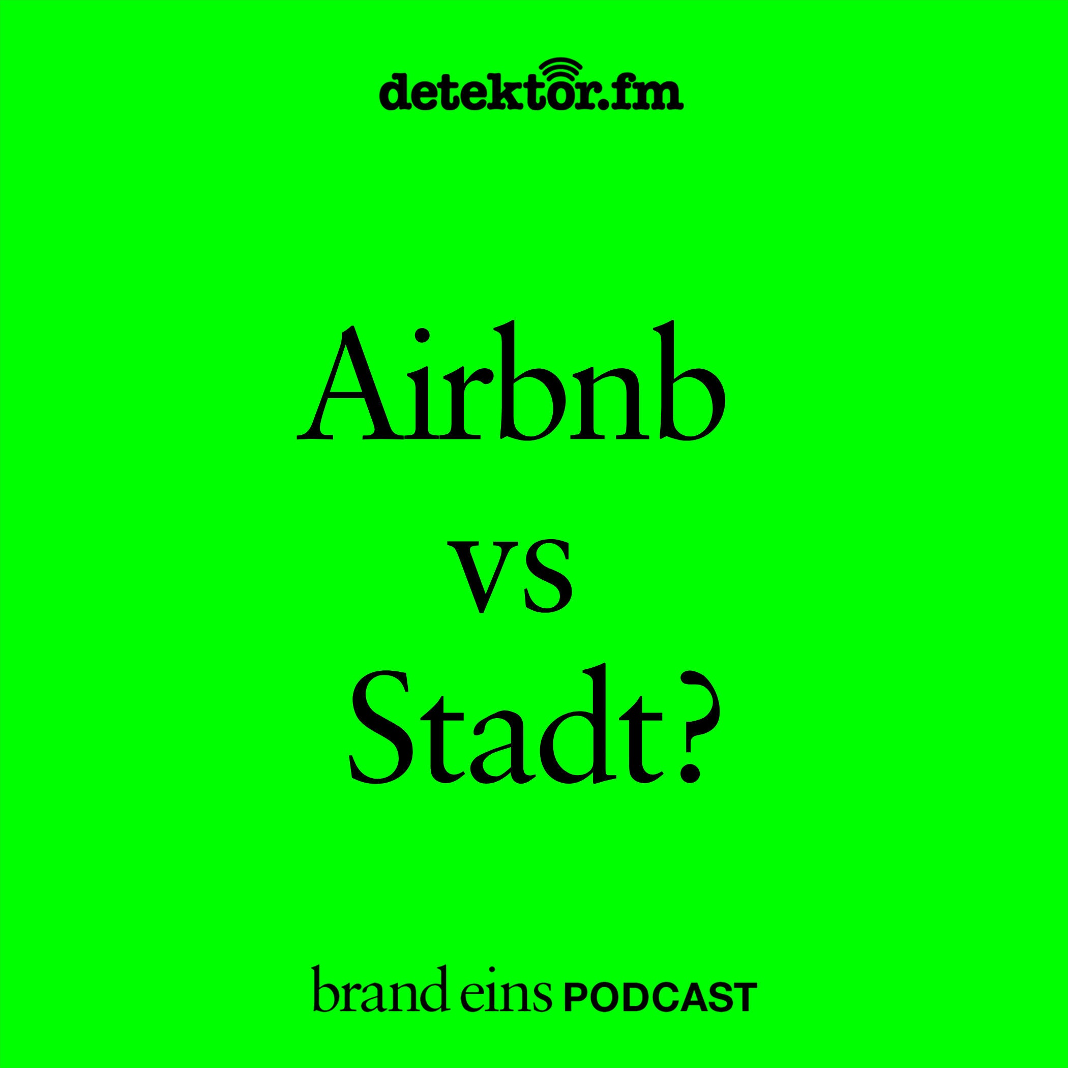 Airbnb vs. Stadt?