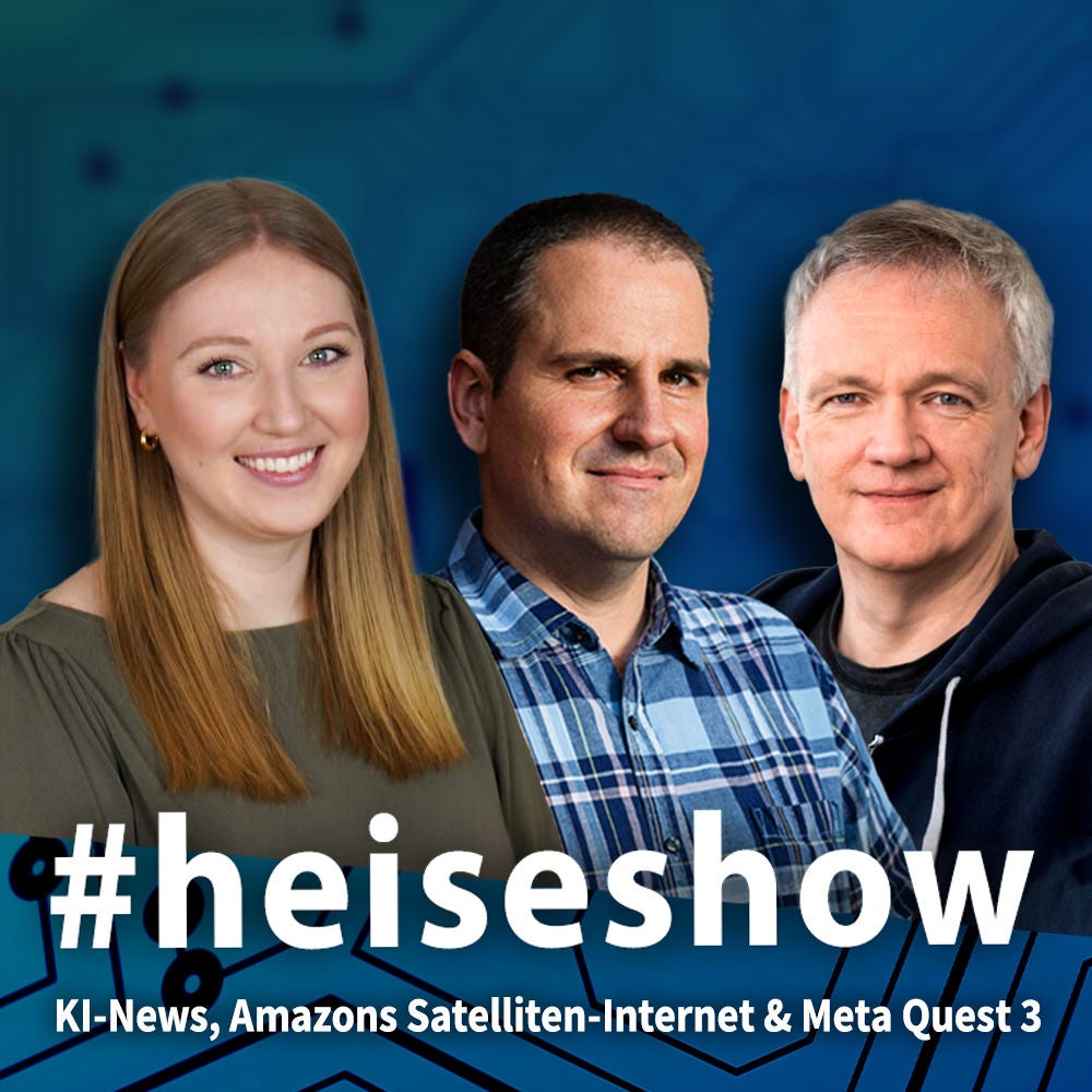 KI-News, Amazons Satelliten-Internet & Meta Quest 3 | #heiseshow