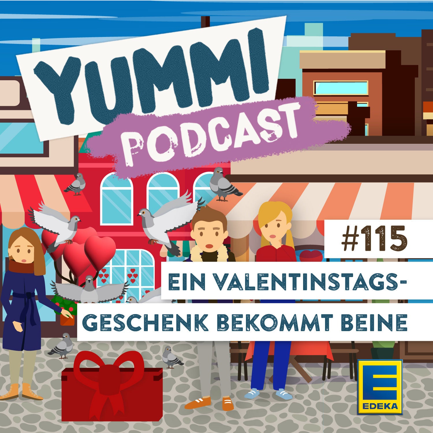 Ein Valentinstagsgeschenk bekommt Beine