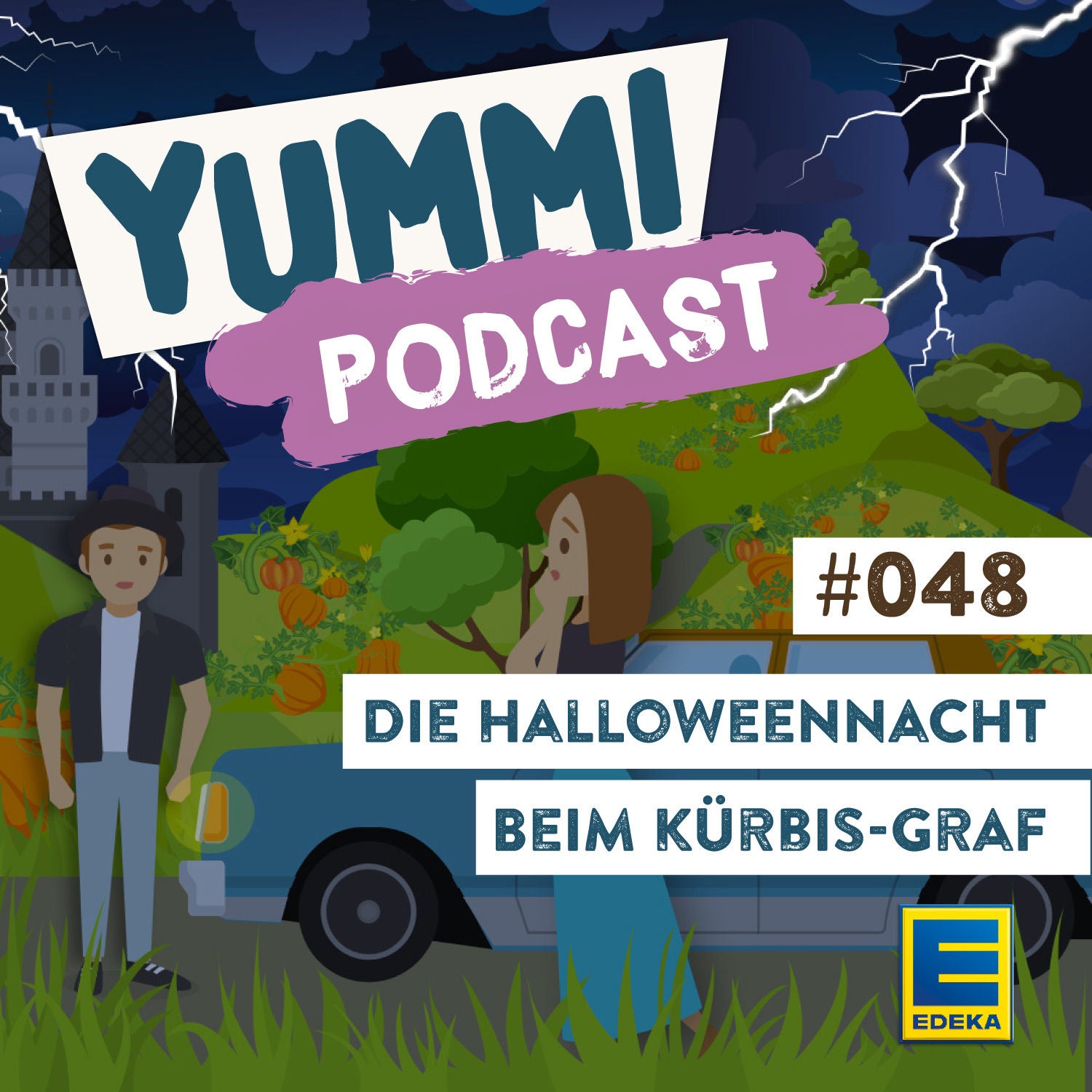 Die Halloweennacht beim Kürbis-Graf