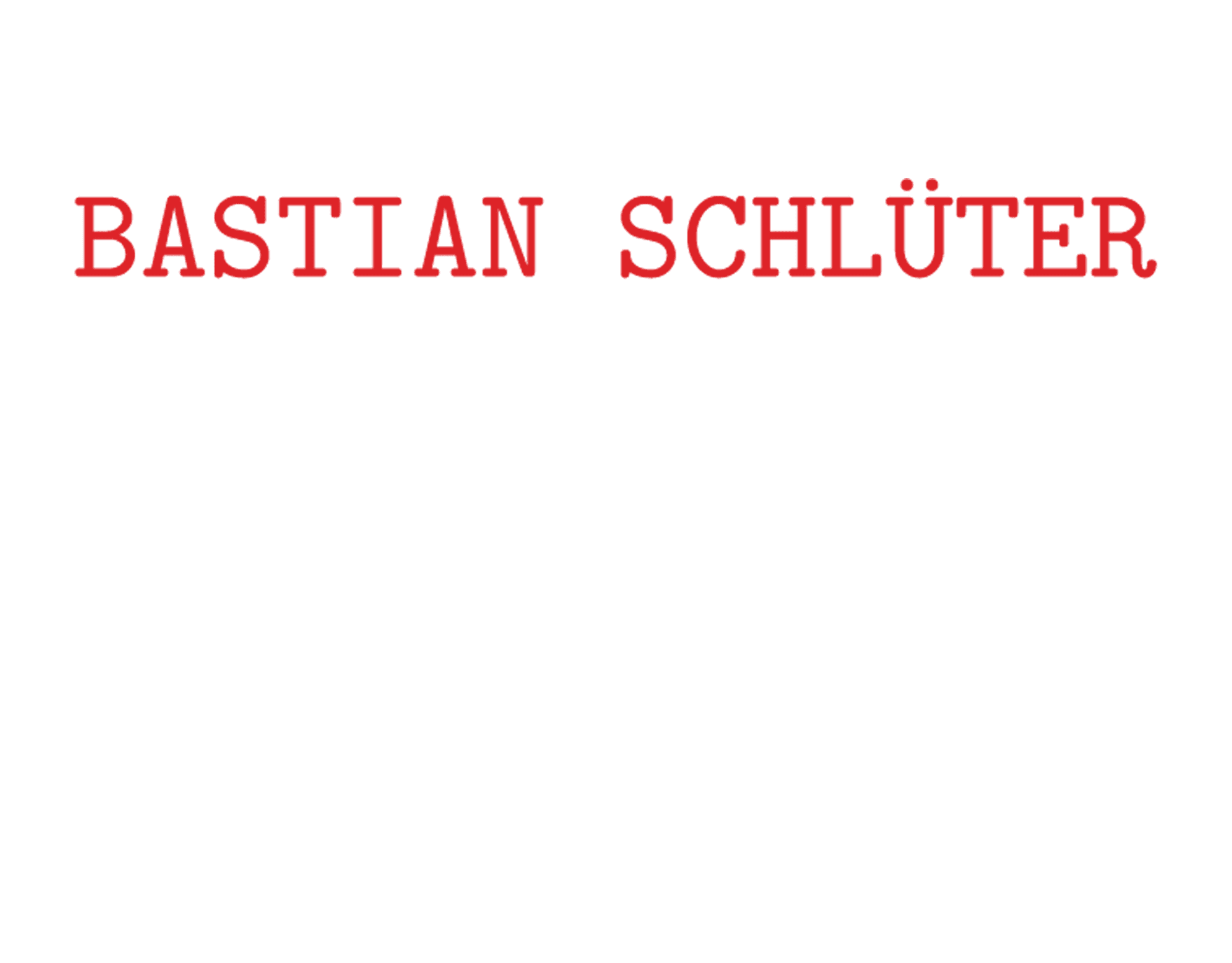 Bastian Schlüter - Der Crime-Reporter