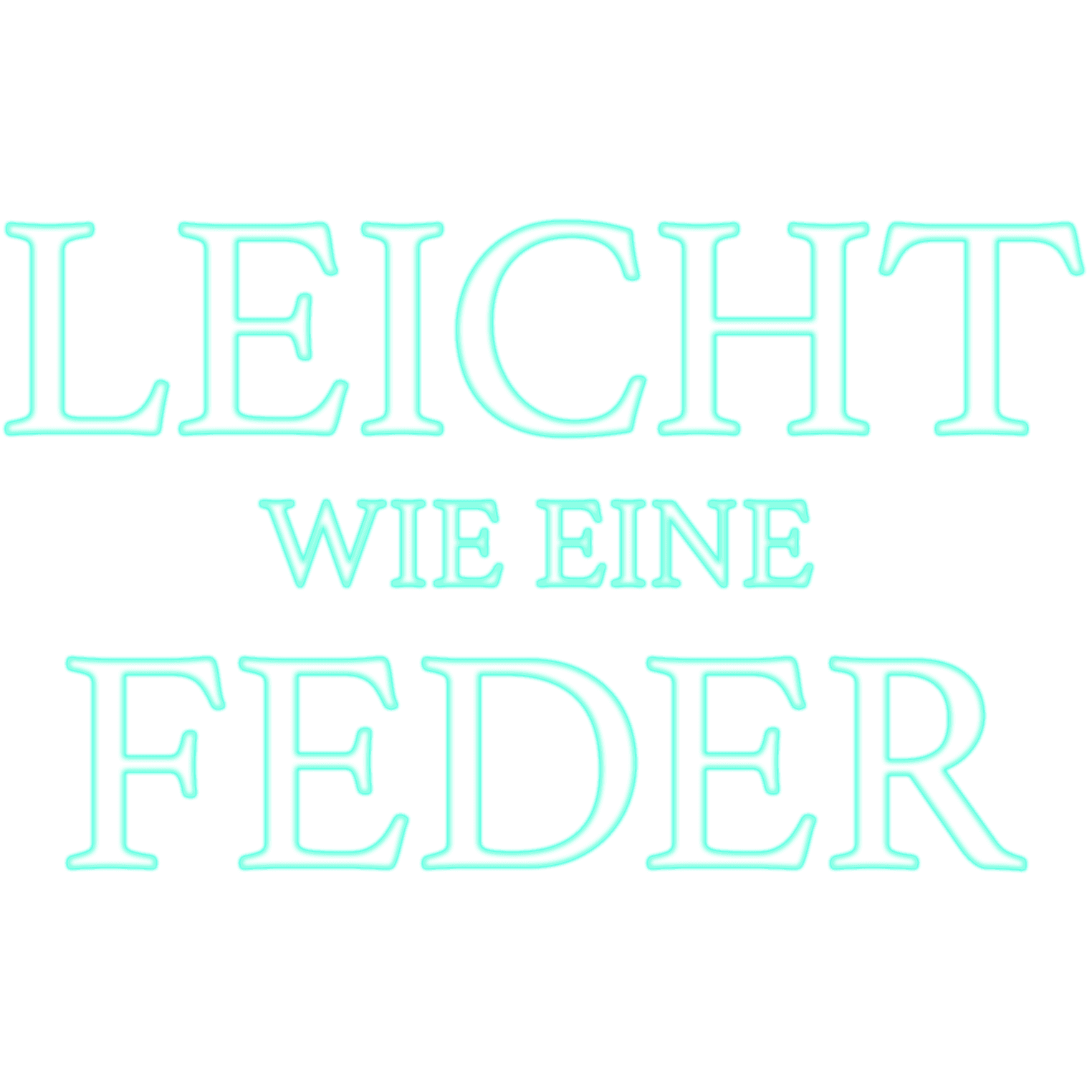 Leicht wie eine Feder