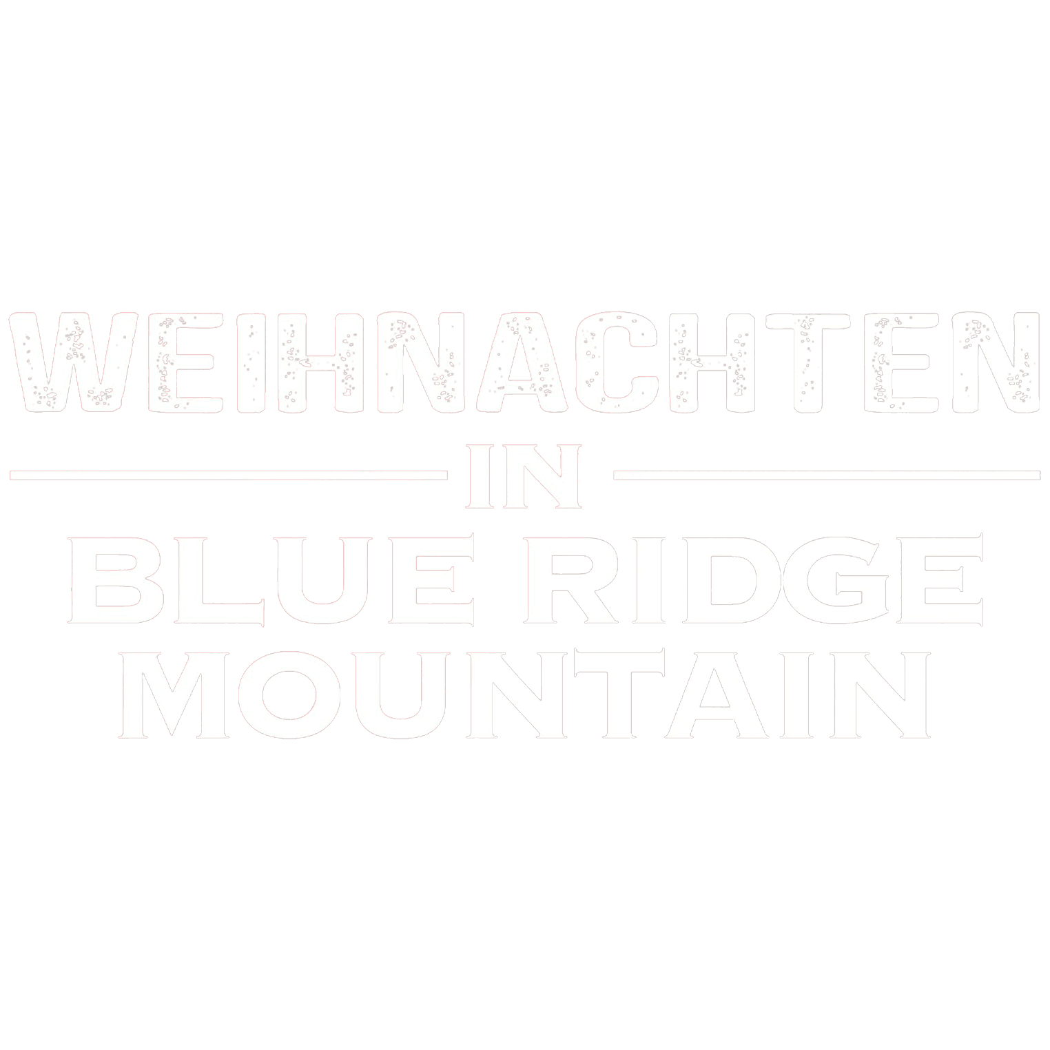 Weihnachten in Blue Ridge Mountain