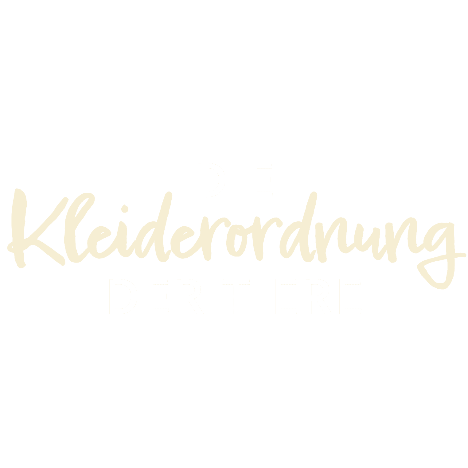 Die Kleiderordnung der Tiere