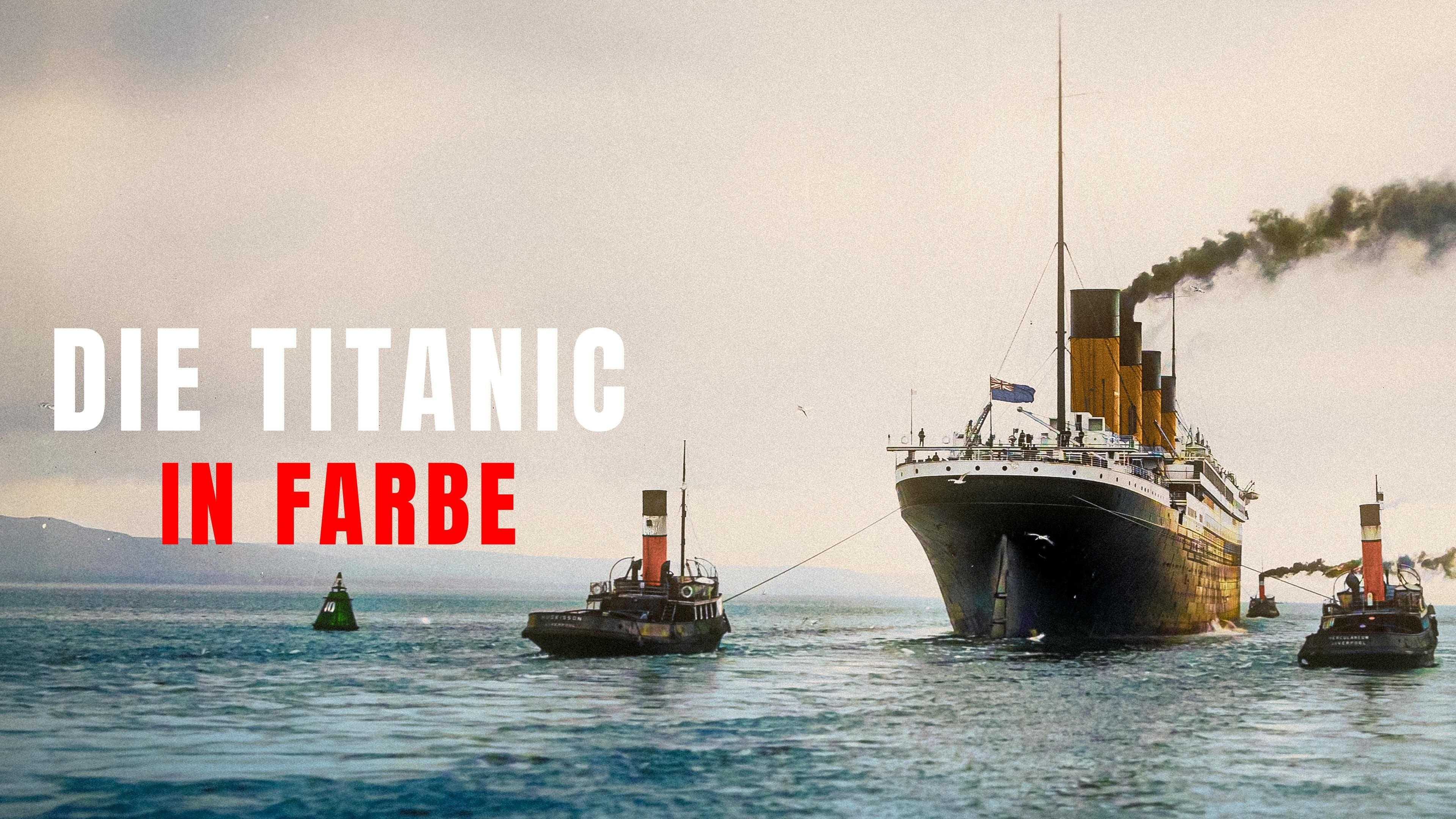 Die Titanic in Farbe