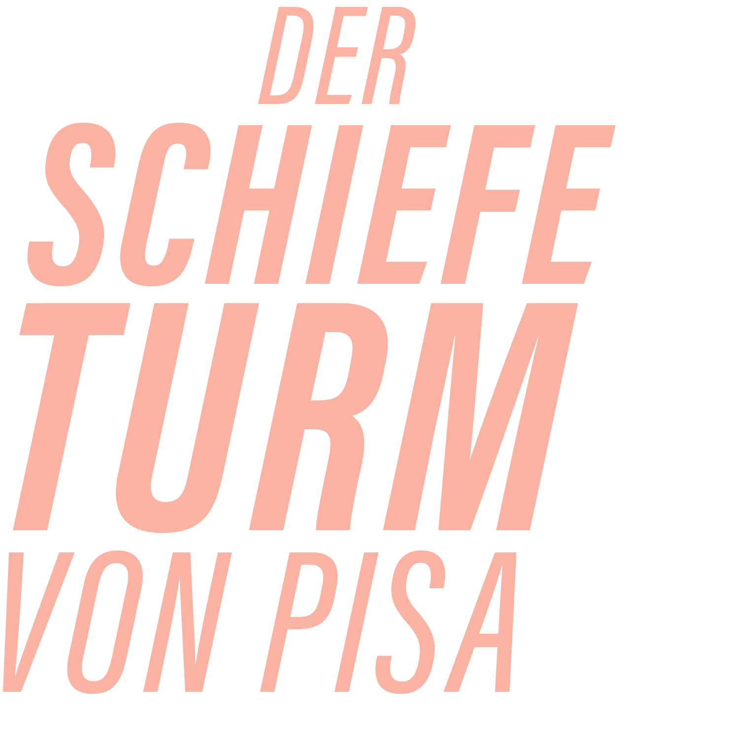 Der schiefe Turm von Pisa