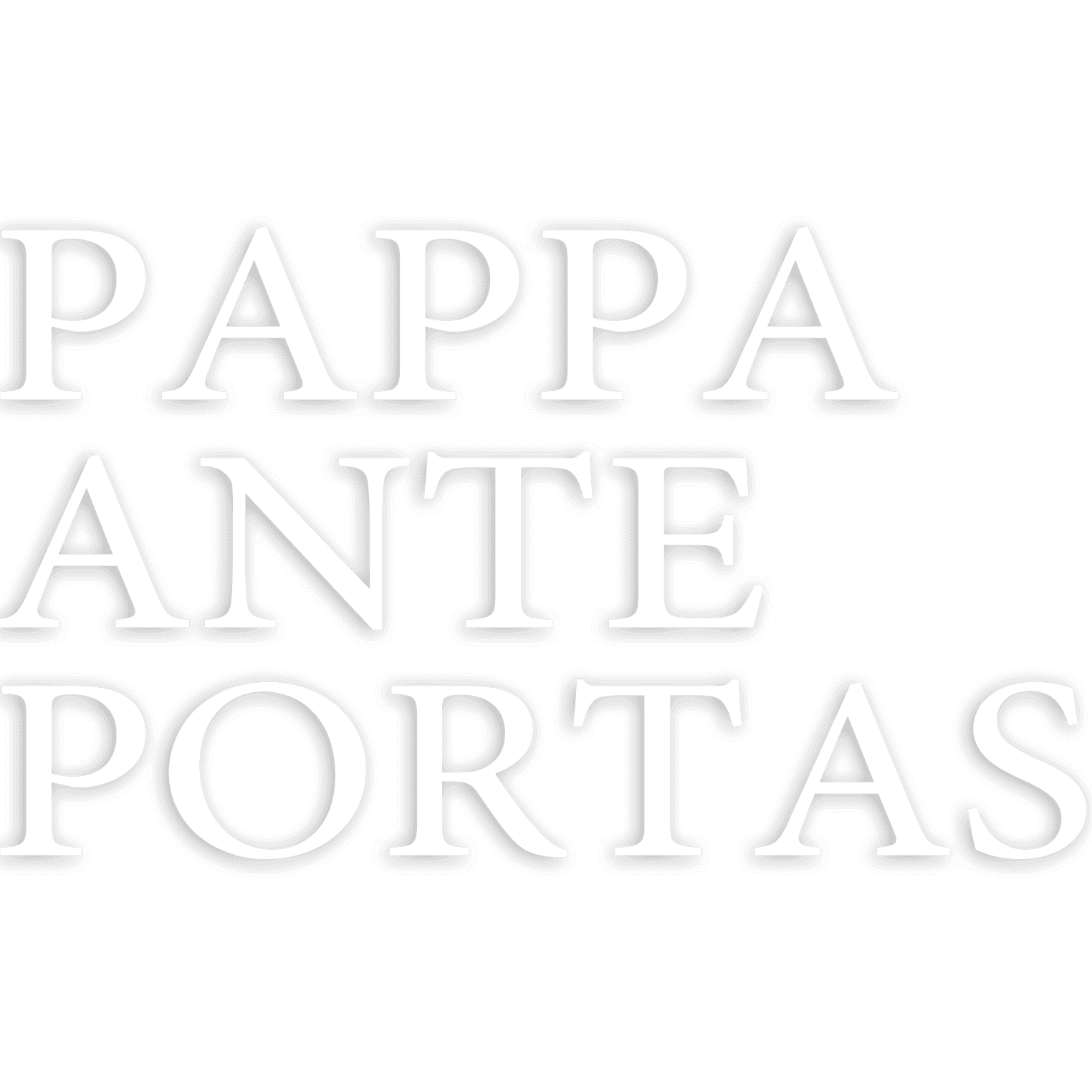Pappa ante Portas
