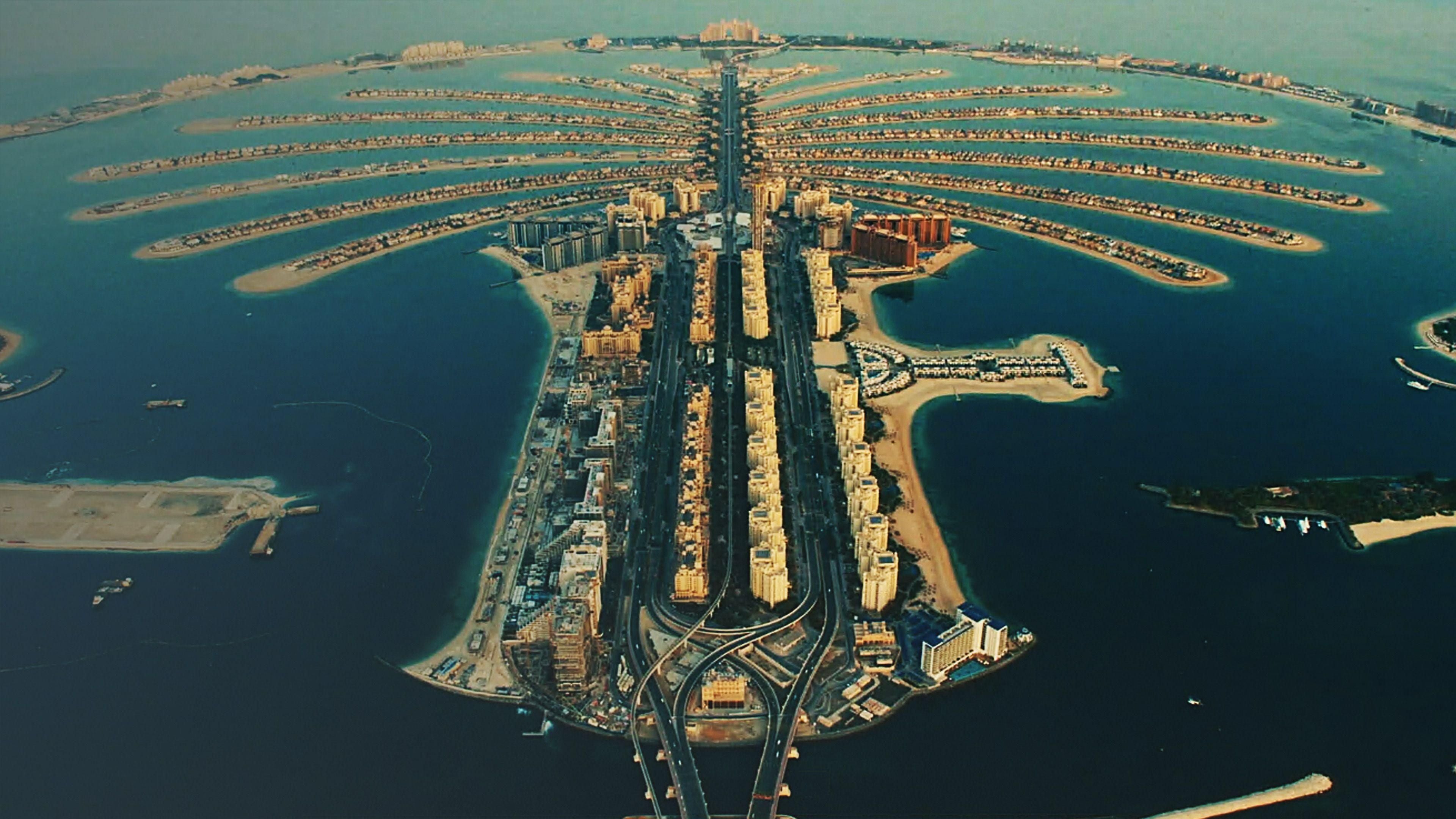 Die Emirate von oben