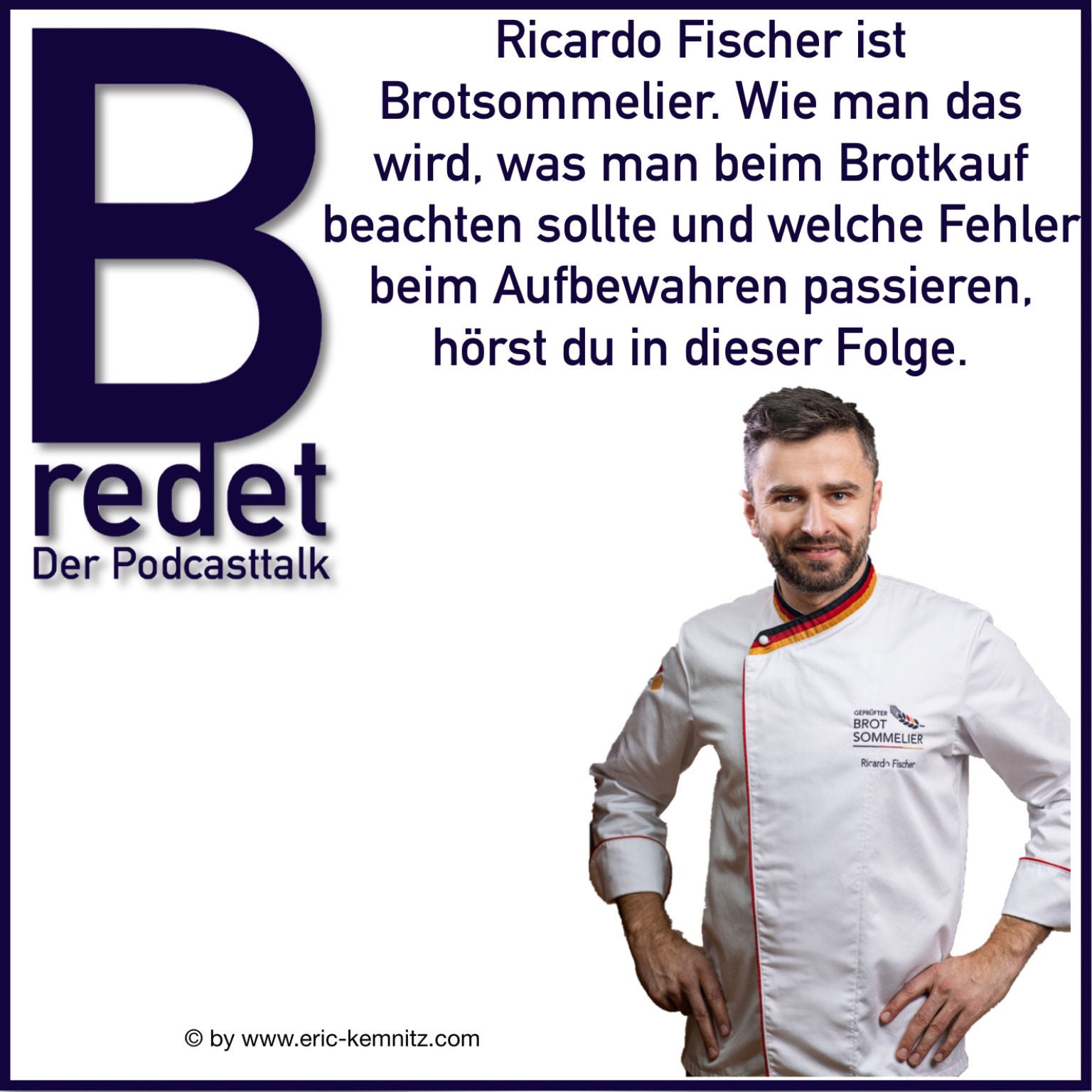 Ricardo ist Brotsommelier. Wie man das wird und was es dazu braucht, hörst du in dieser Folge.