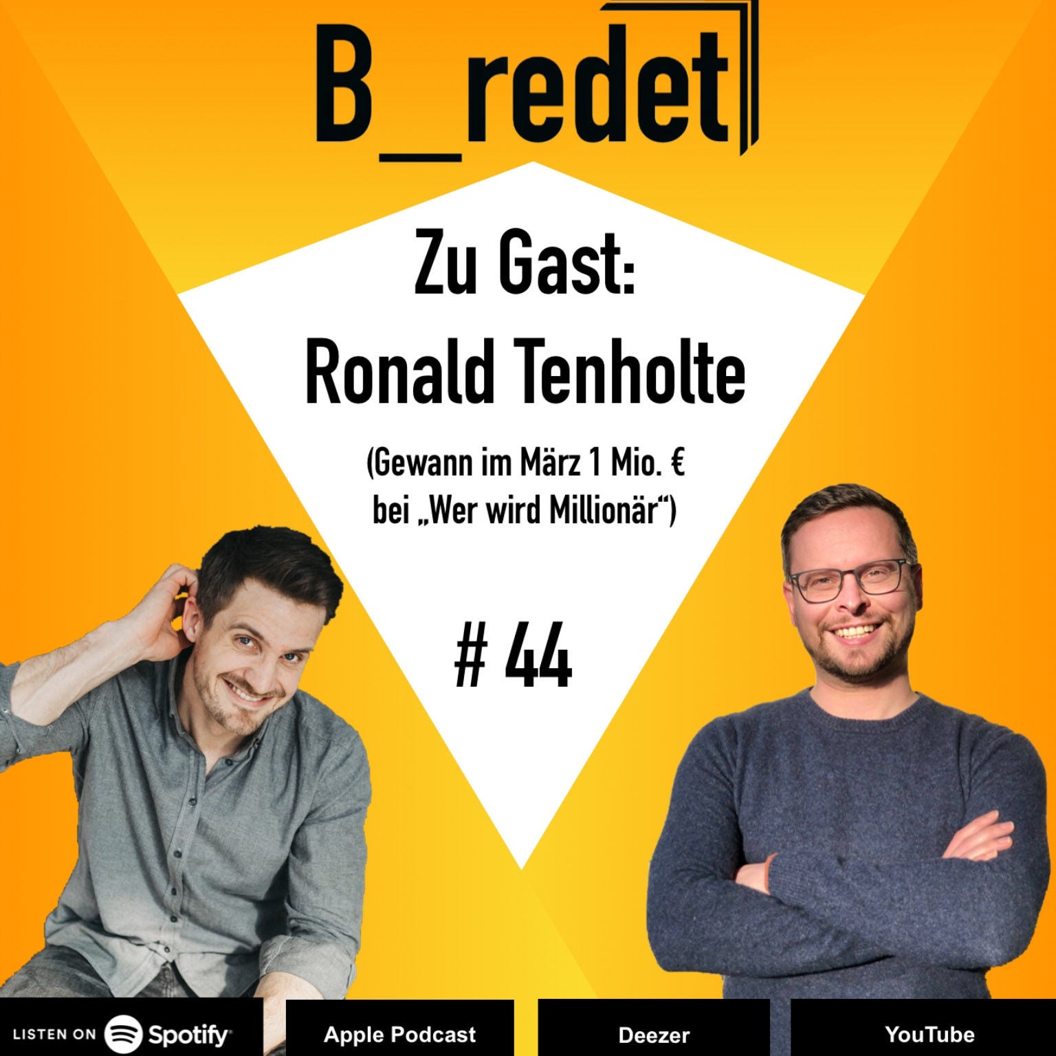 Folge 044 Ronald Tenholte Millionengewinner bei "Wer wird Millionär"
