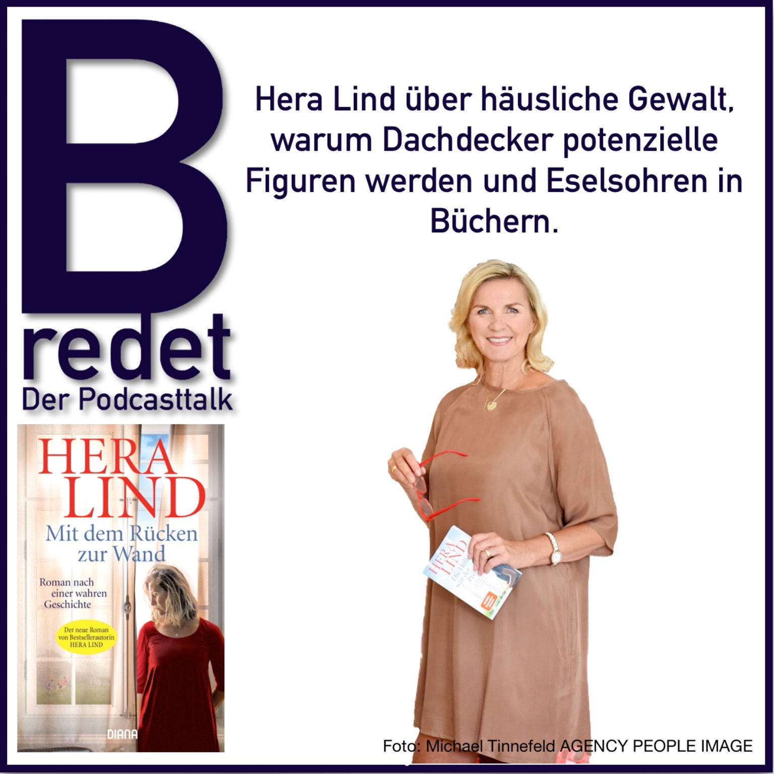 Schriftstellerin Hera Lind über häusliche Gewalt, warum Dachdecker potenzielle Figuren werden und Eselsohren in Büchern