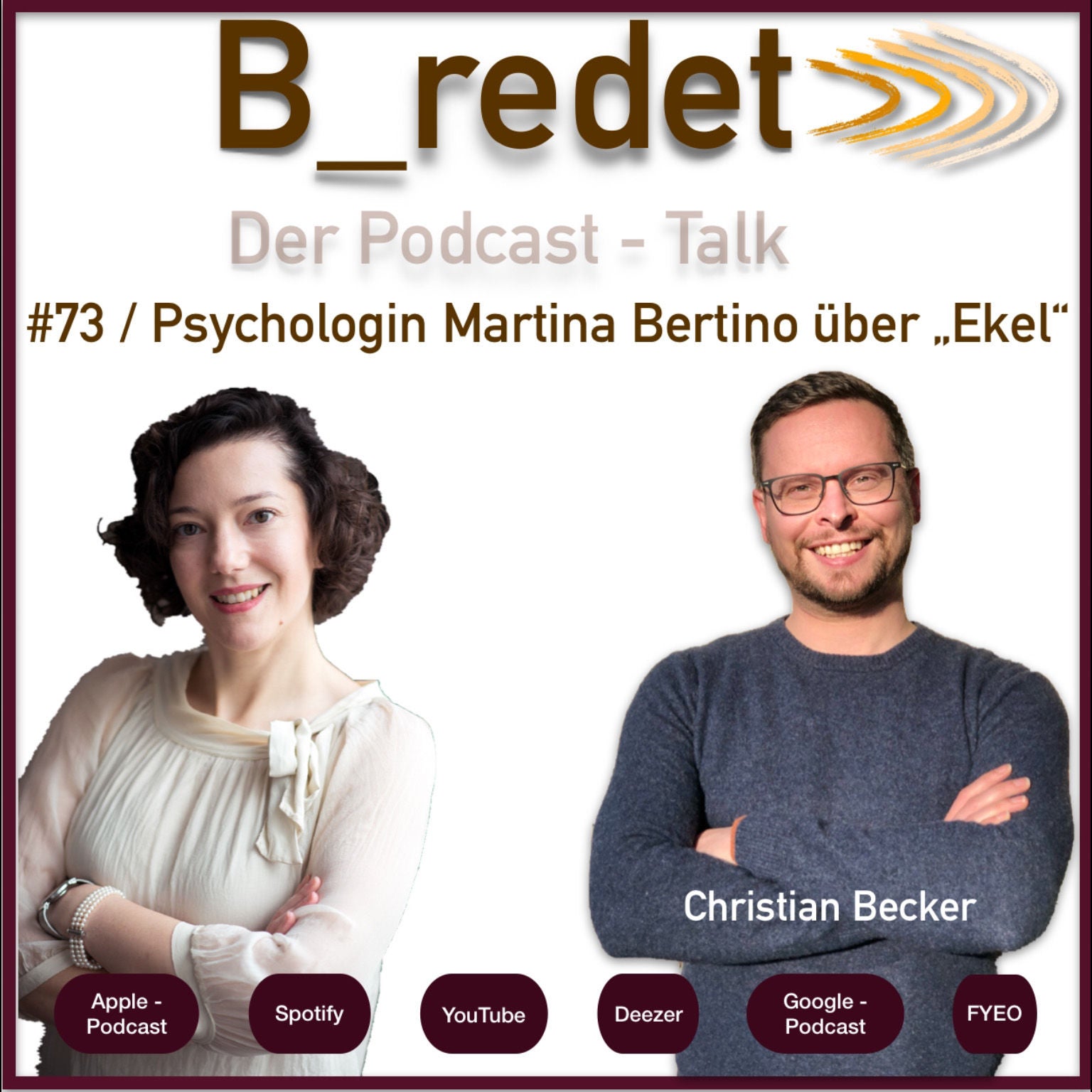B_redet Psychologin Martina Bertino zum Thema: „Ekel“ vor Tieren, Menschen, Gegenständen und Geräuschen.
