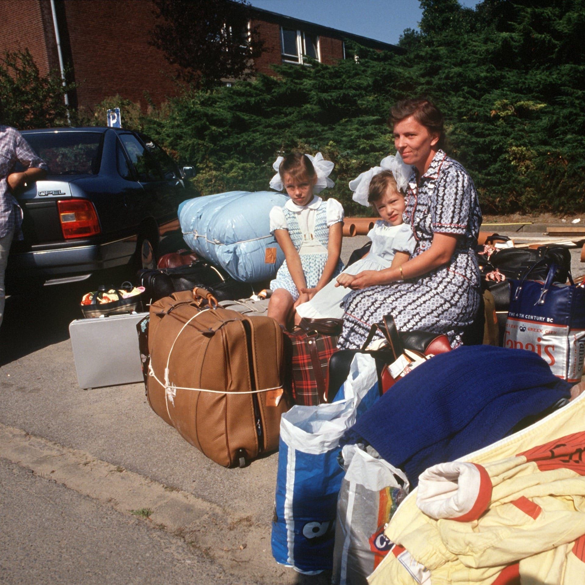 DDR-Flüchtlinge im Aufnahmelager Schöppingen | 22.8.1989