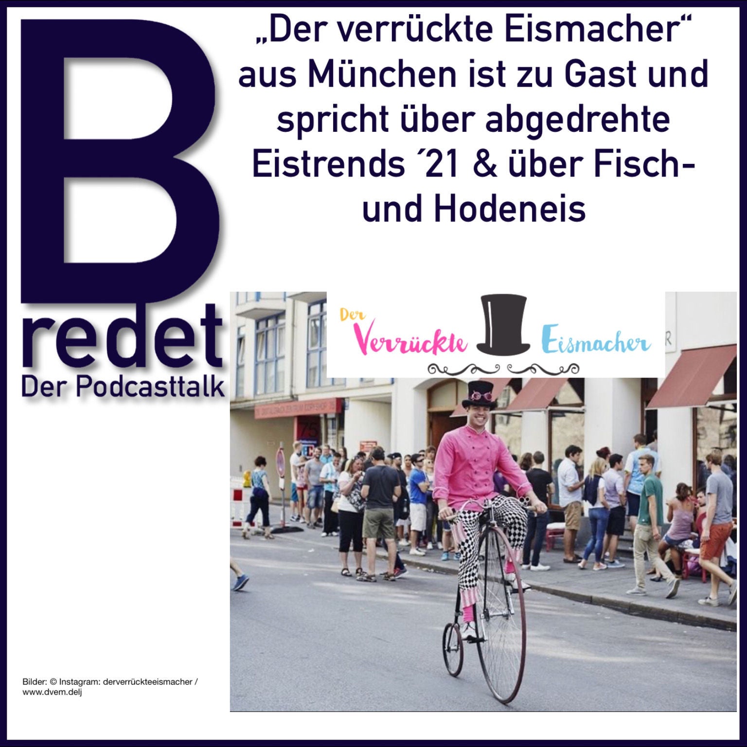 "Der verrückte Eismacher" Mathias Münz über abgedrehte Eistrends 2021 und über Fisch- & Hodeneis