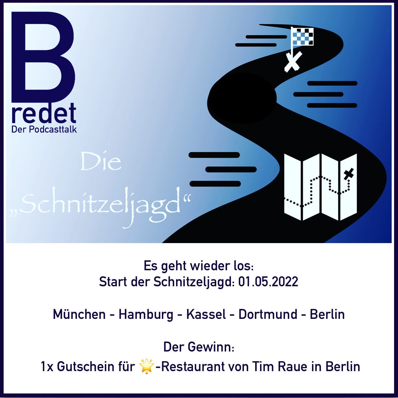 Die Podcast - Schnitzeljagd geht wieder los. Lust auf ein Spielchen?