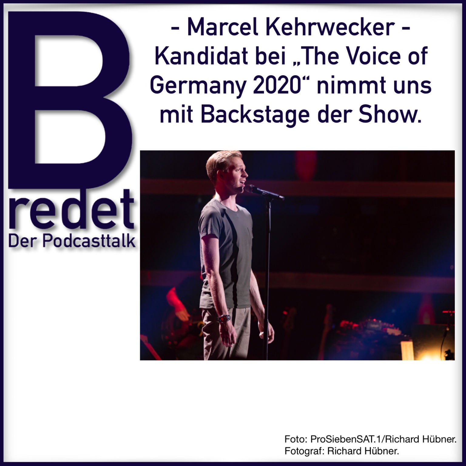 Marcel Kehrwecker nimmt uns mit Backstage der TV Show "The Voice of Germany 2020" auf ProSieben & Sat.1