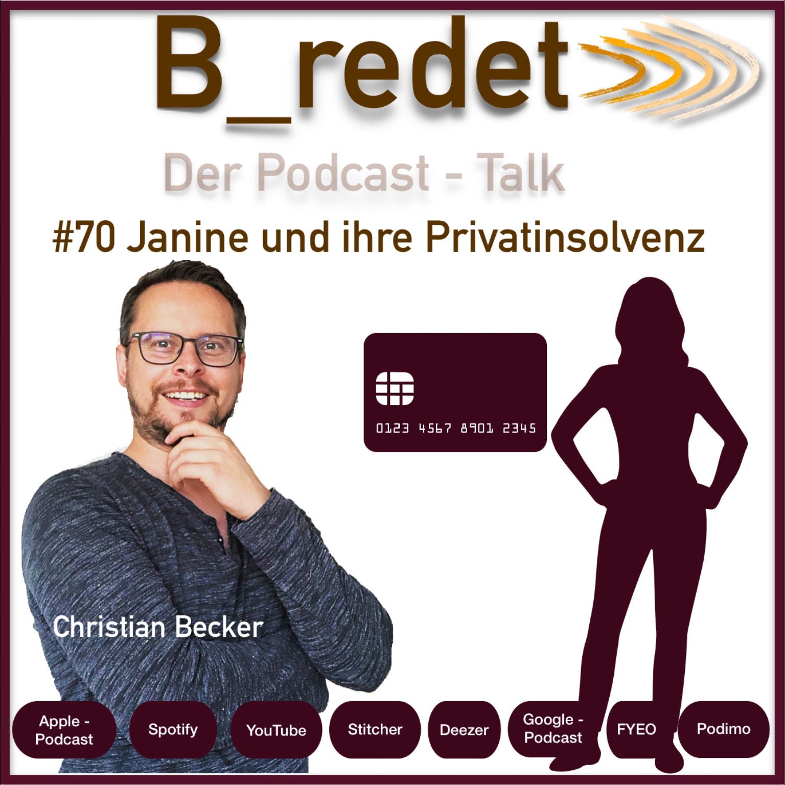 Janine über ihre fremdverschuldete Privatinsolvenz und das Gefühl alles hinter sich gelassen zu haben.